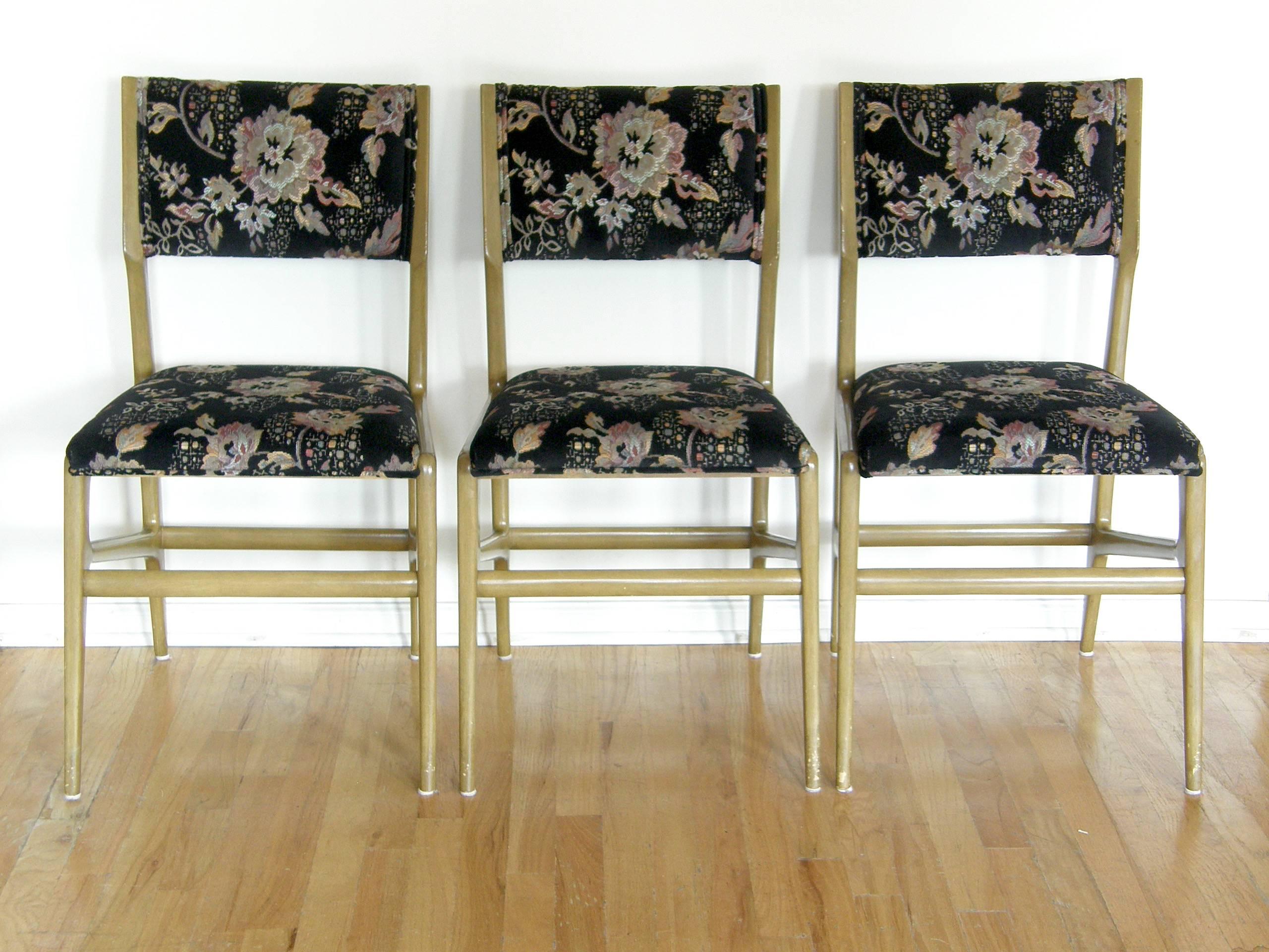 Set of Six Gio Ponti Dining Chairs In Good Condition In Chicago, IL