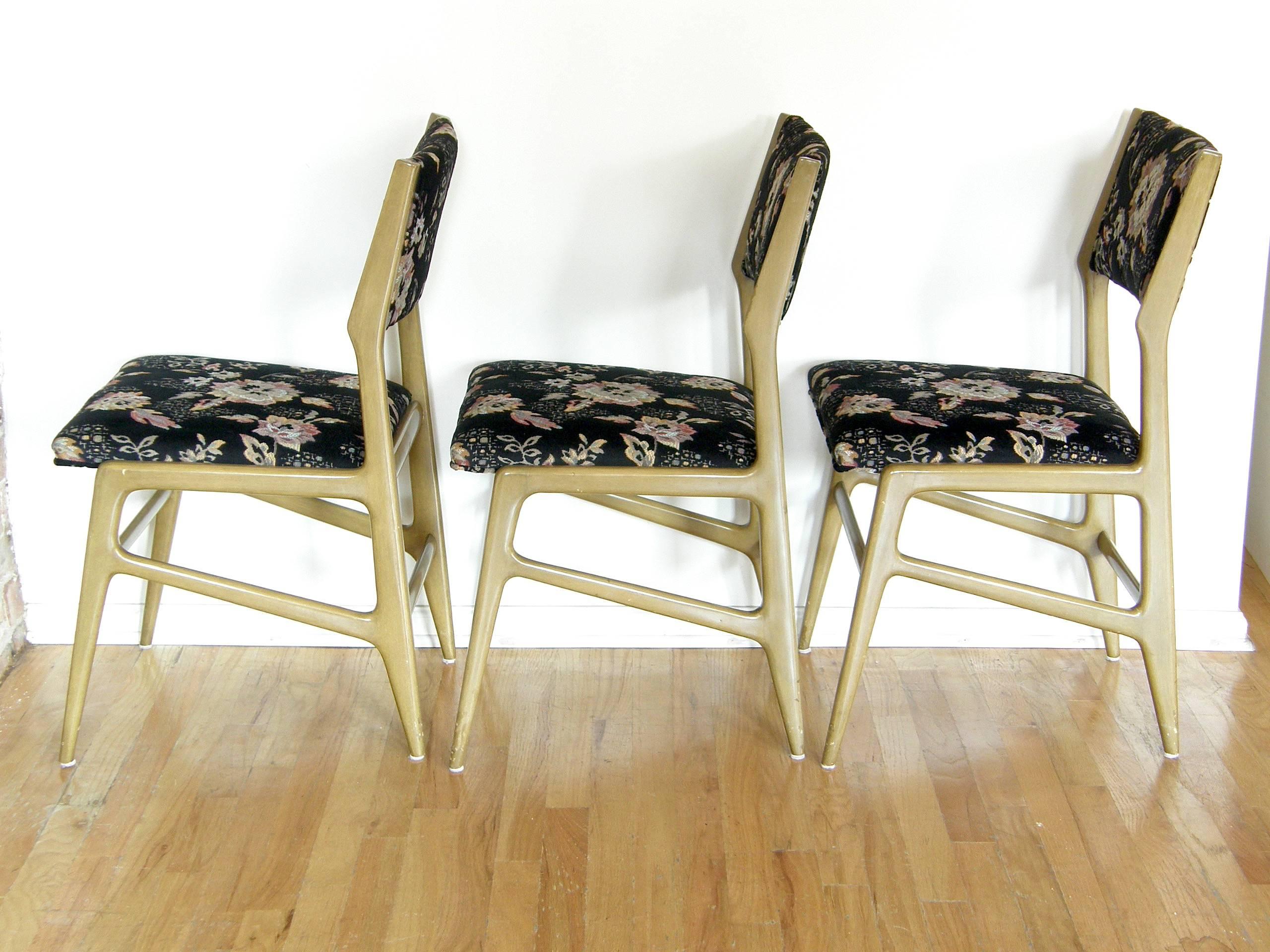 Set of Six Gio Ponti Dining Chairs 3