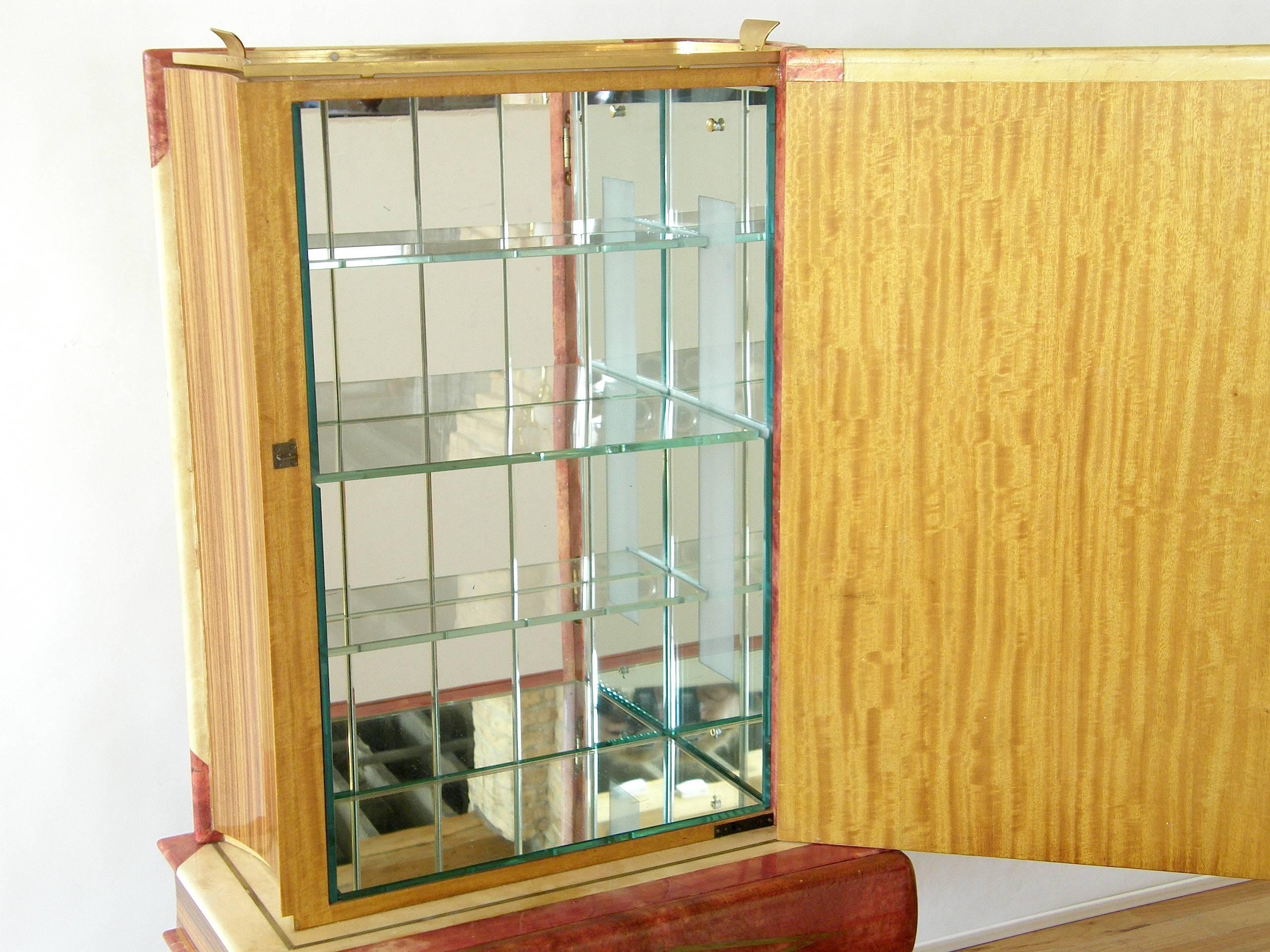 Mid-Century Modern Aldo Tura Bar Cabinet