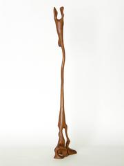 Scultura astratta di cane di Knud Albert