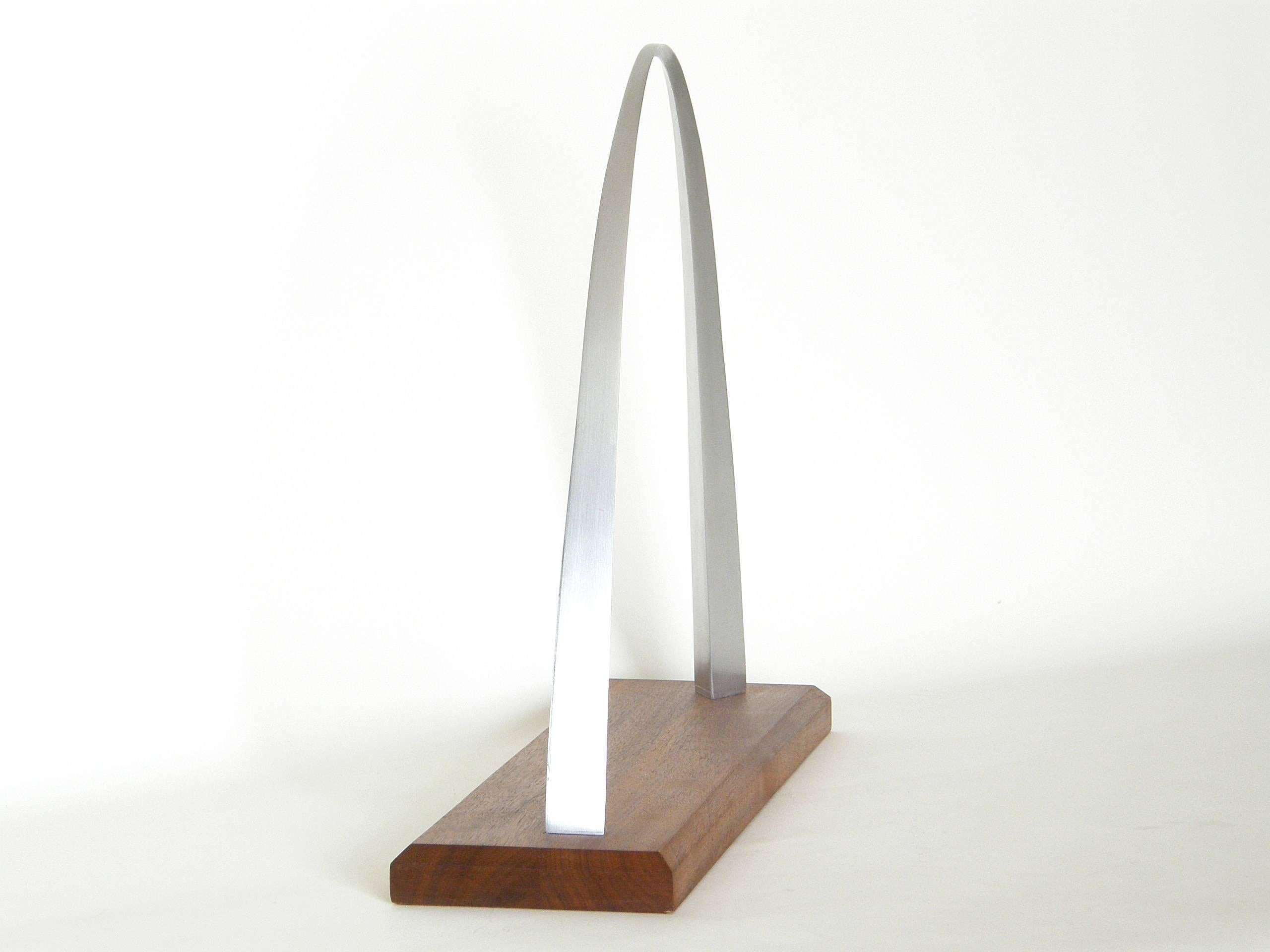 Scale model of the Gateway Arch in St. Louis that was designed by Eero Saarinen. This piece came from the estate of a Chicago architect and appears to have been custom-made.

The refined simplicity and monumental scale of this model are quite
