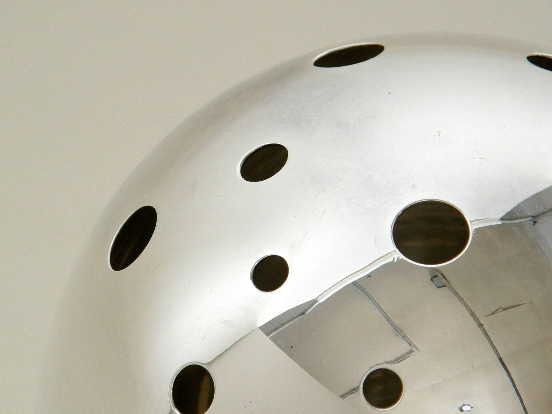 Mid-Century Modern Christofle Silver Plate Ball Vase