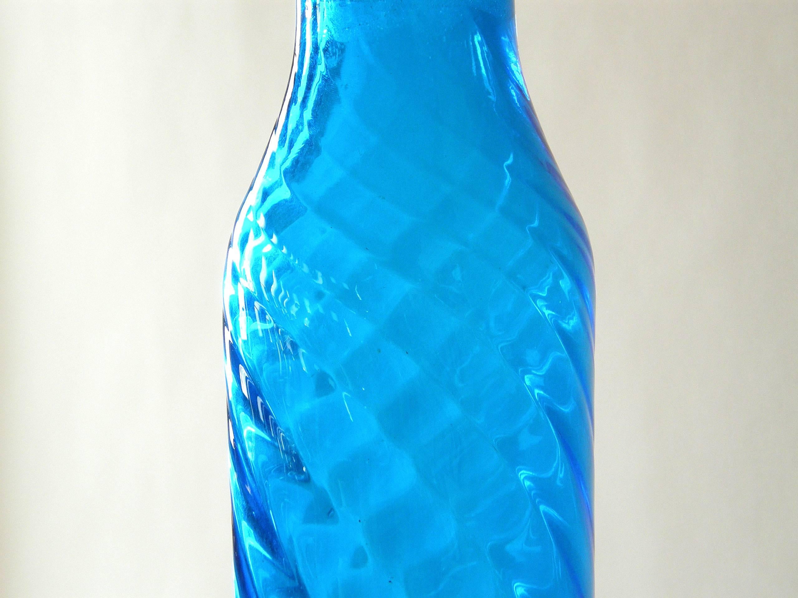 Mid-Century Modern Blenko Glass Decanter
