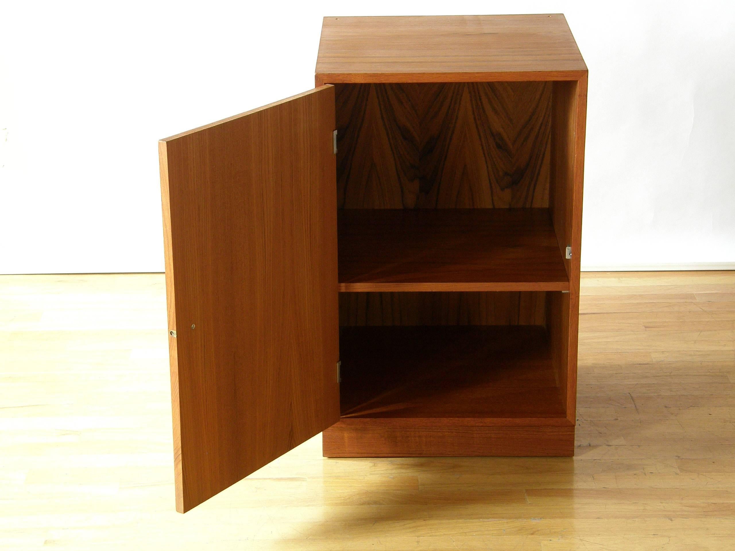 Danish Finn Juhl Teak Cresco Cube Storage Cabinet for France and Sons