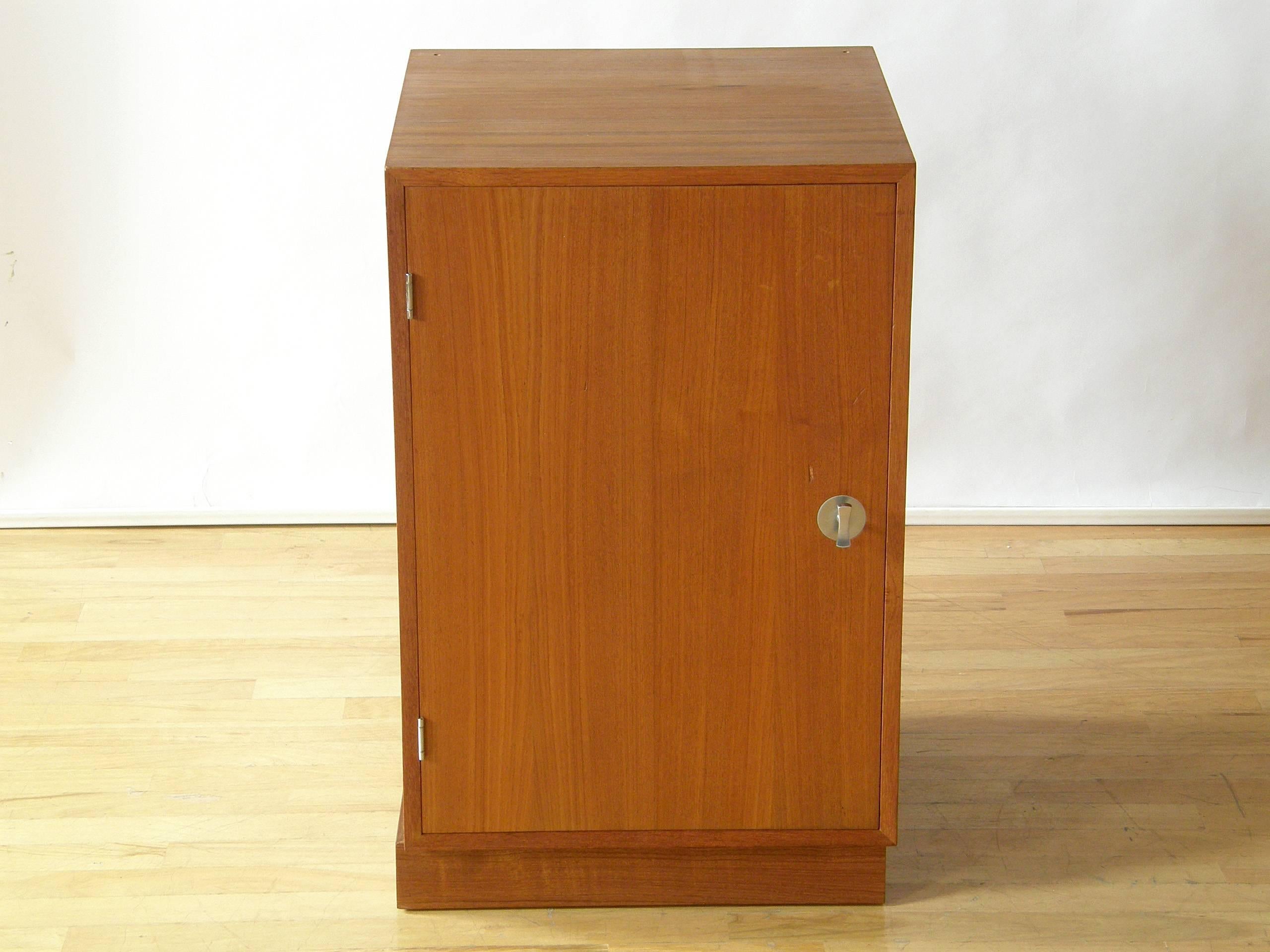 Scandinavian Modern Finn Juhl Teak Cresco Cube Storage Cabinet for France and Sons