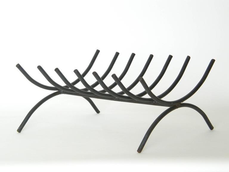 Iron Ribcage Log Holder For Sale at 1stdibs
