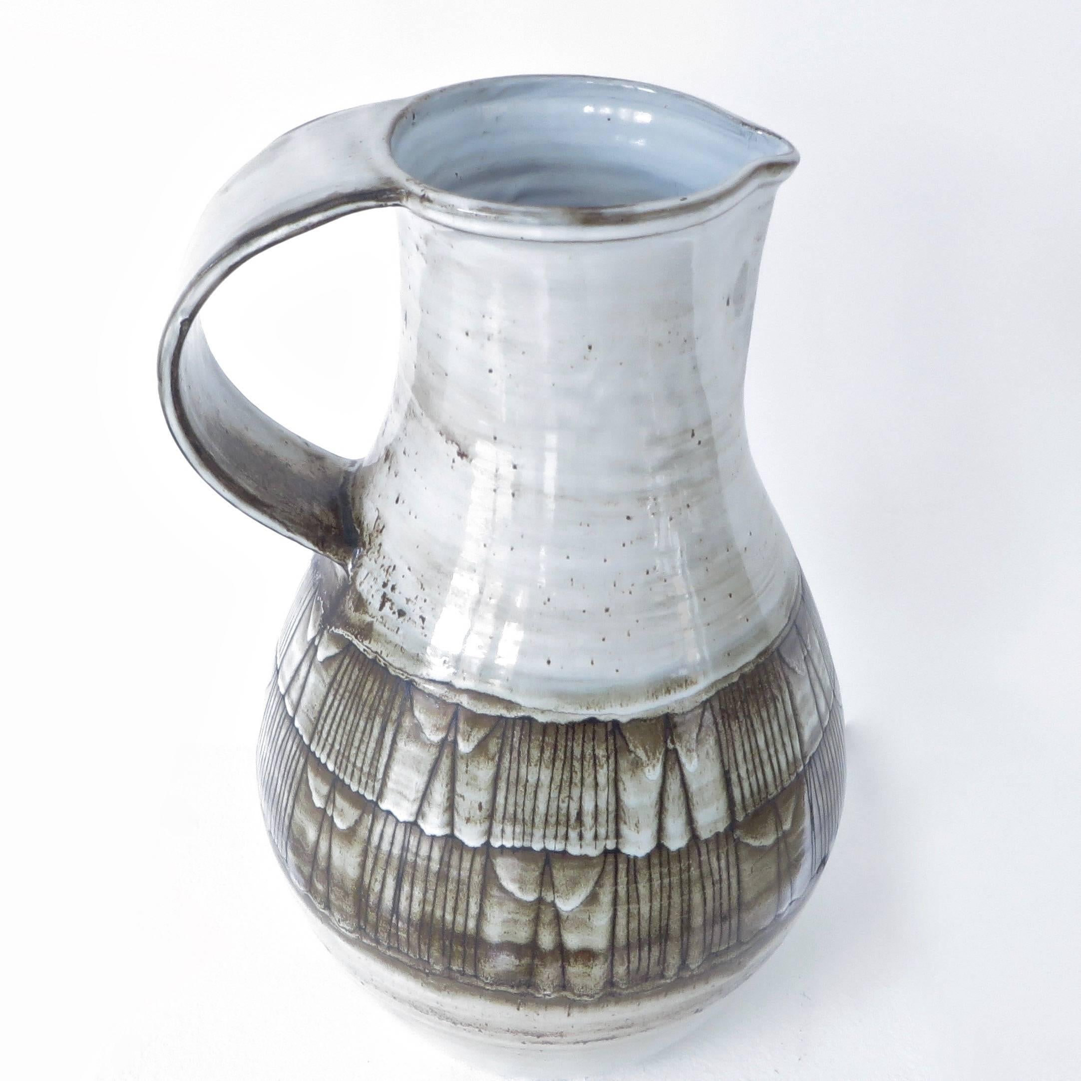 Monumental French Ceramic Pitcher by Jaques Pouchain Atelier Dieulefit 2