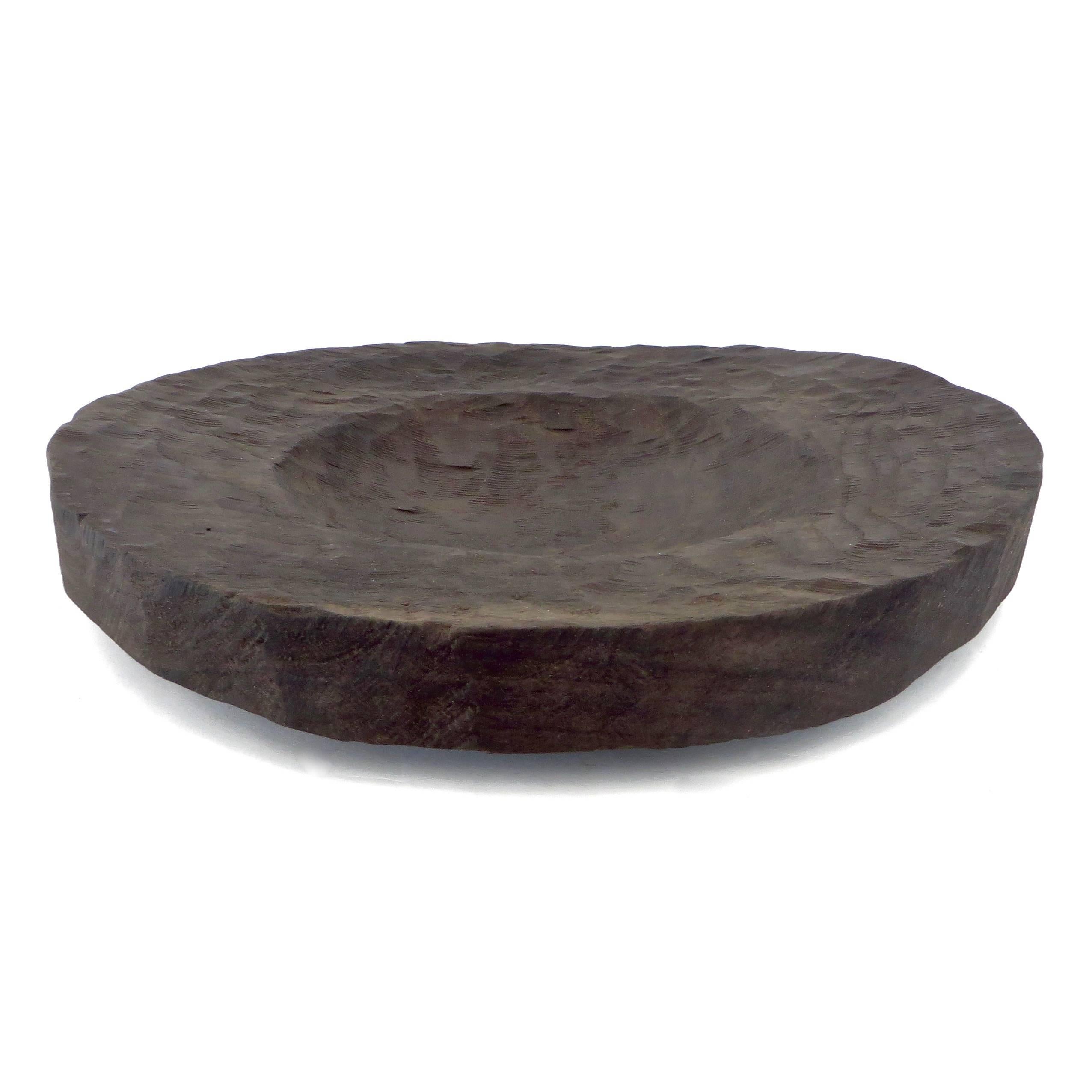 Carved Russian Oak Contemporary Serving Tray by Soha Concept 1