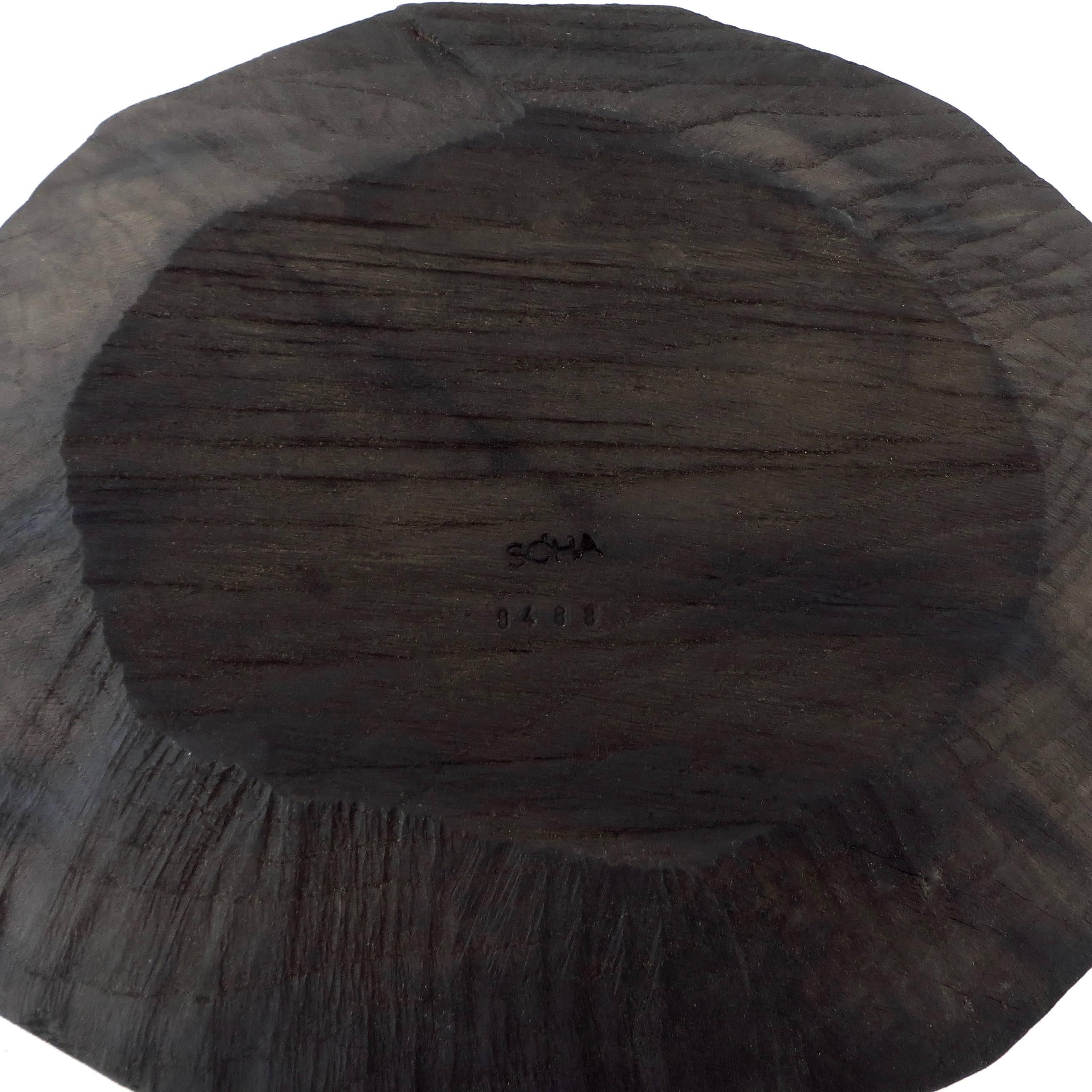 Carved Russian Oak Sunburst Contemporary Tray by SÓHA Concept 5