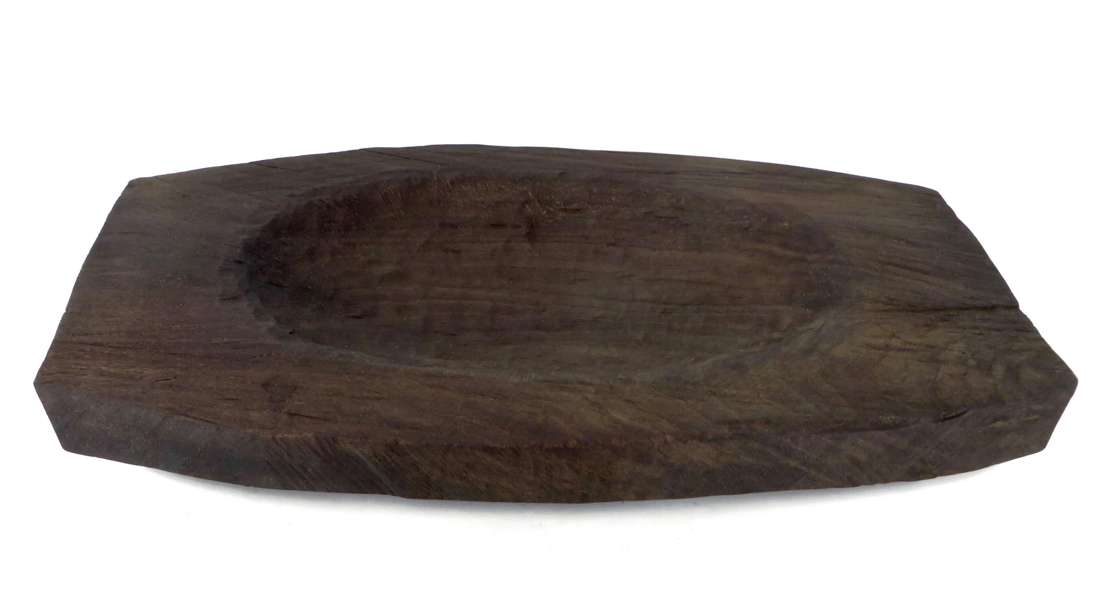 Contemporary Carved Russian Oak Serving Tray by SÓHA Concept
