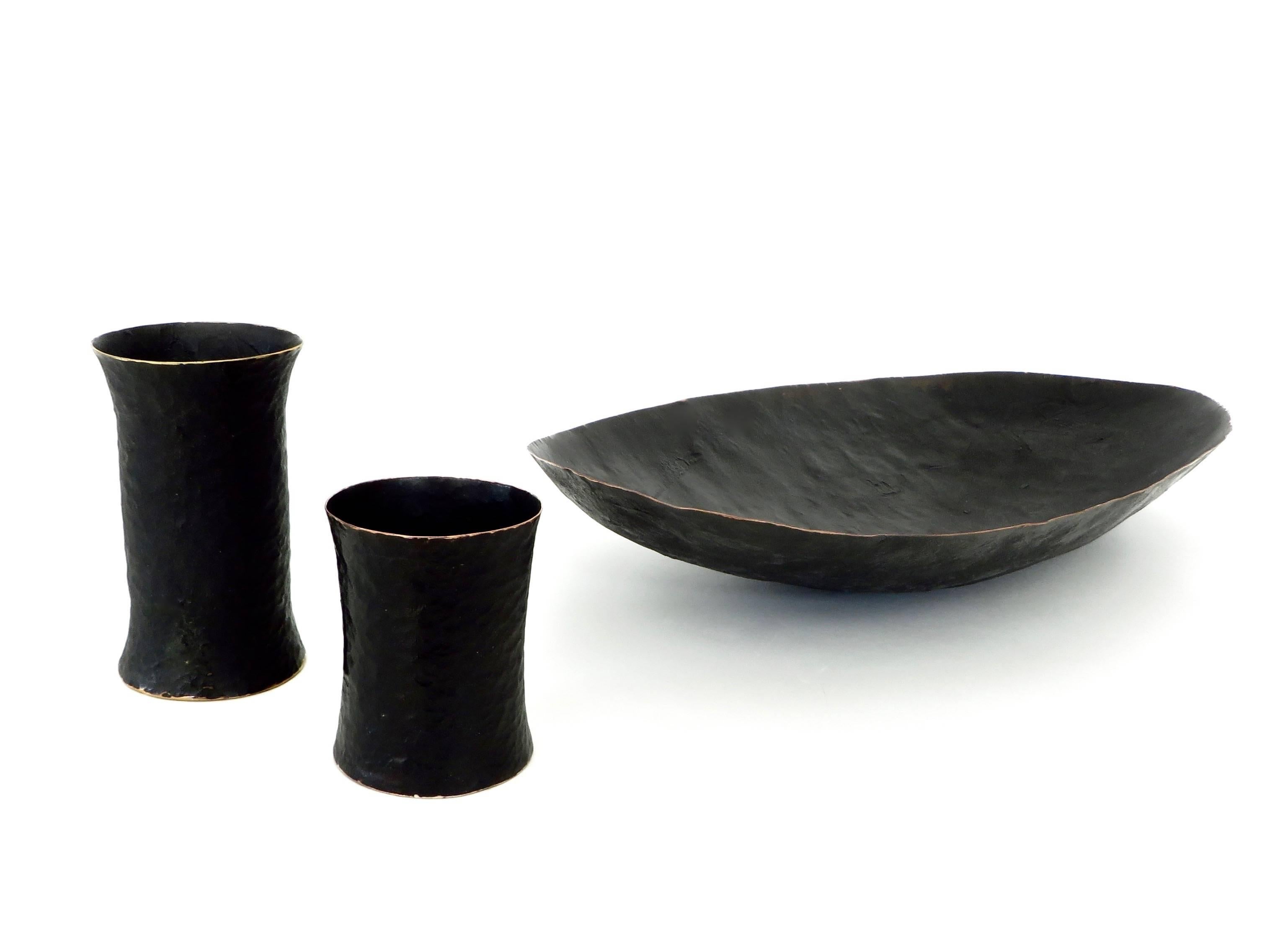 Modern Hvnter Gvtherer Laura Prieto-Velasco Poros Sculptural Bowl and Chalices