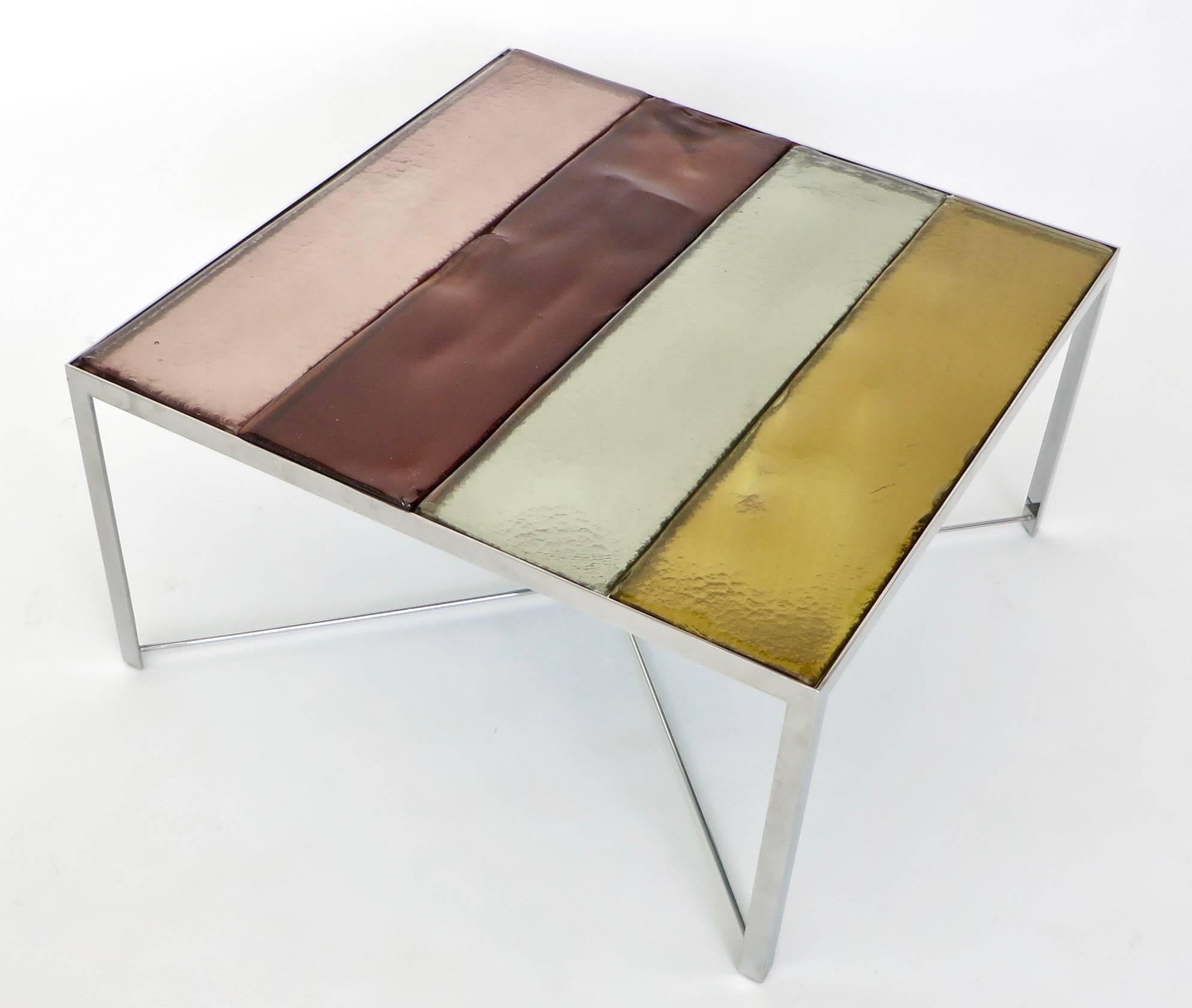 Modern Mingus Side or Coffee Cast Glass Table by Rudolfo Dordoni for Venini & Co, 2000