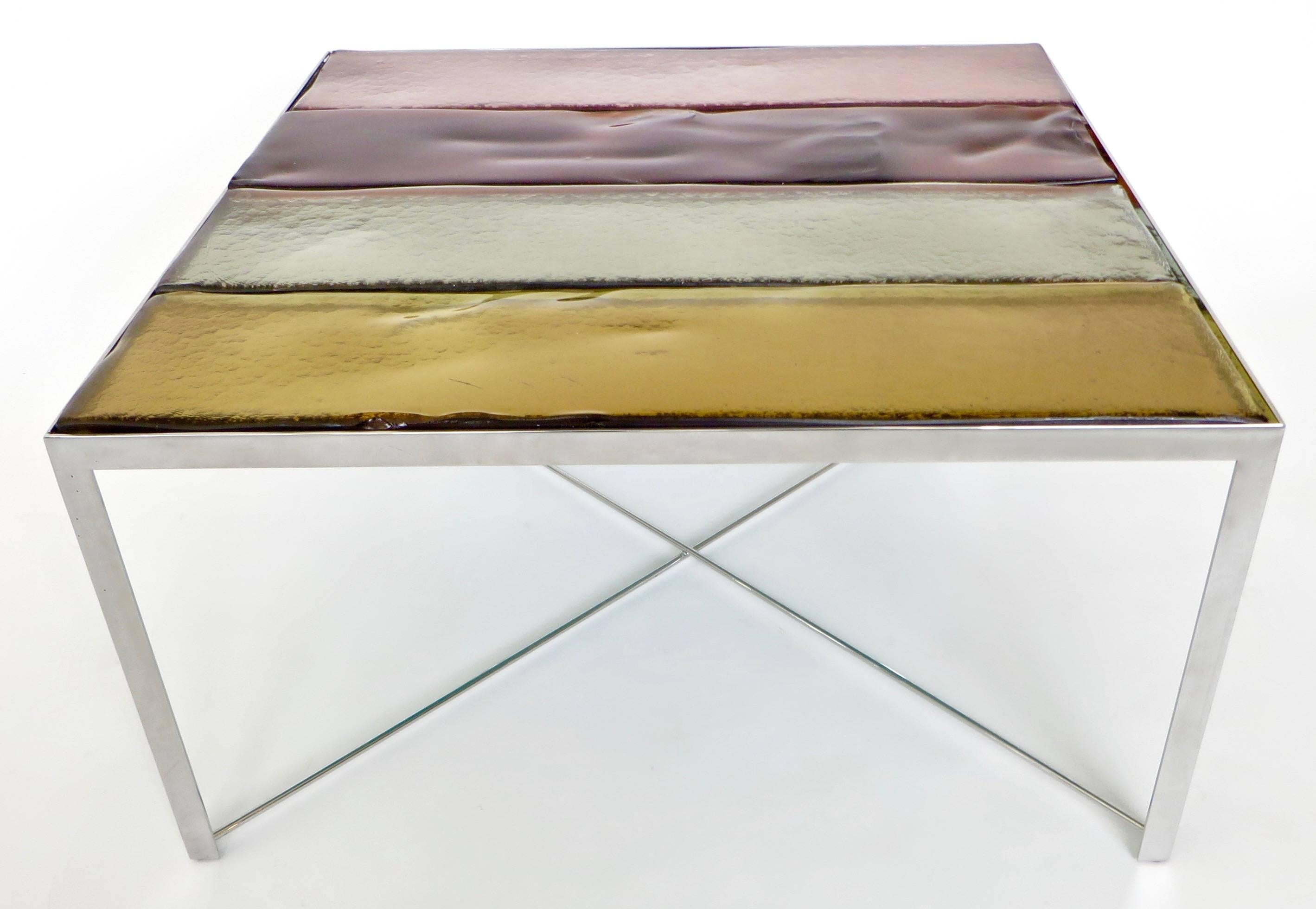 Contemporary Mingus Side or Coffee Cast Glass Table by Rudolfo Dordoni for Venini & Co, 2000