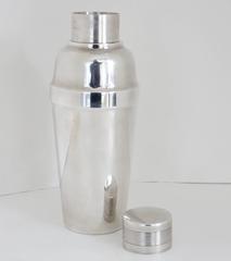 French Silver Plate Oversize Cocktail Shaker by Ercuis