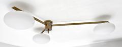 Three-Arm Ceiling or Wall Light Sconce  in the style of Angelo Lelli