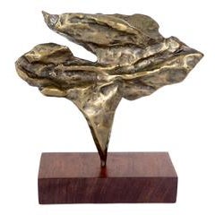 Cast Bronze American Detailed Abstract Sculpture 1