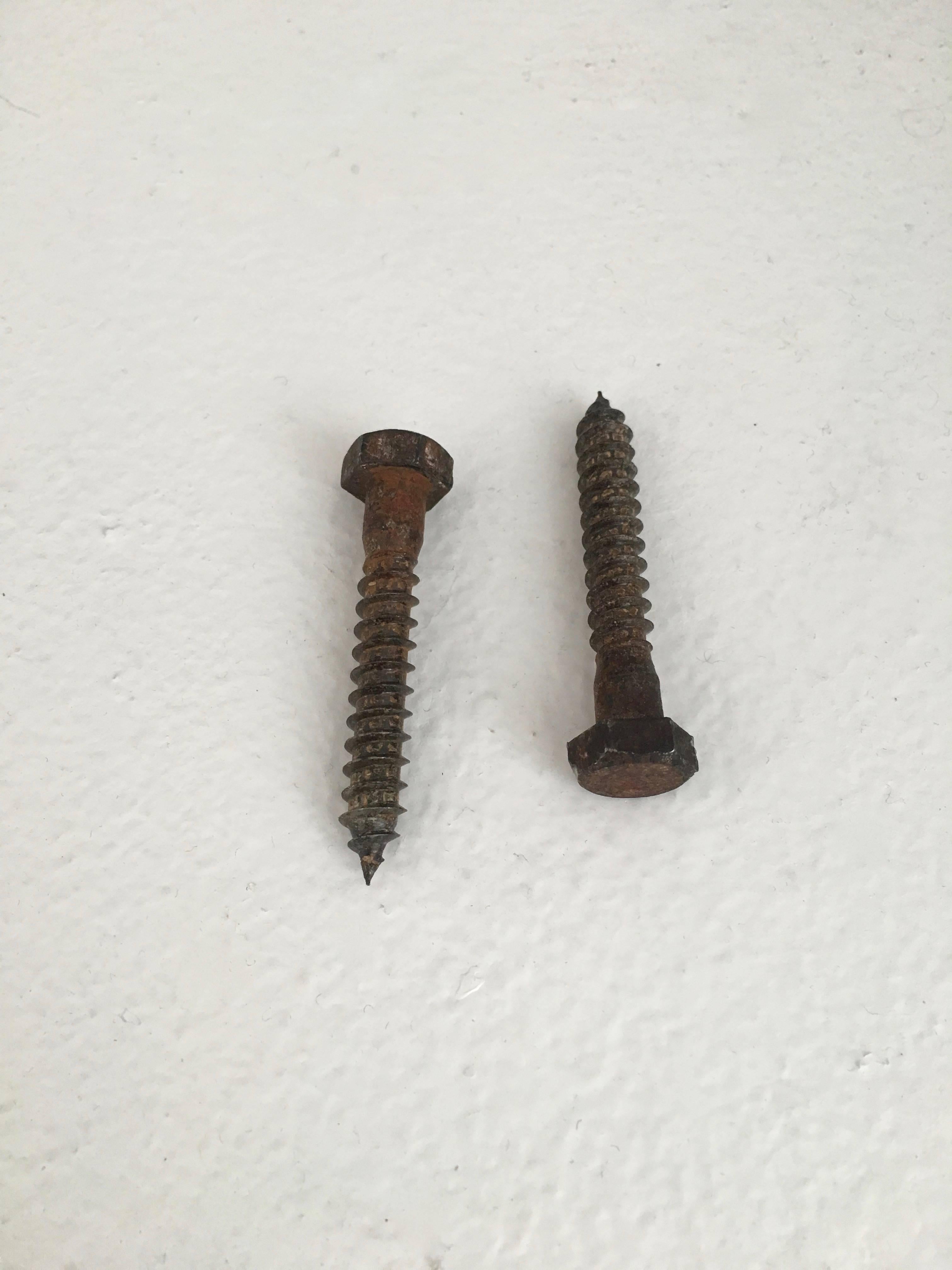 American Artist Tom Torrens Minimalist Vintage Welded Steel Door Gong