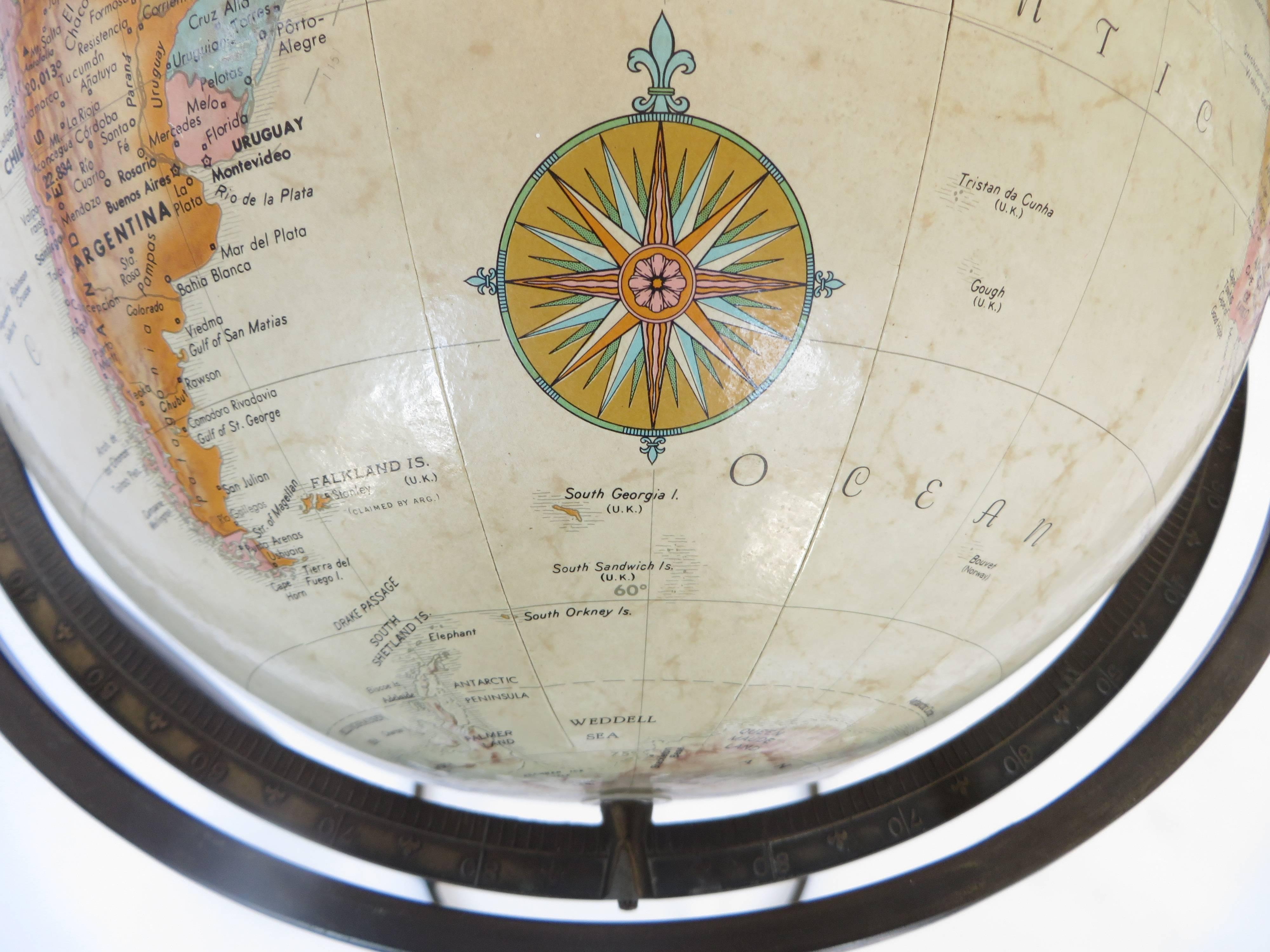 20th Century Reploge World Classic Standing Globe