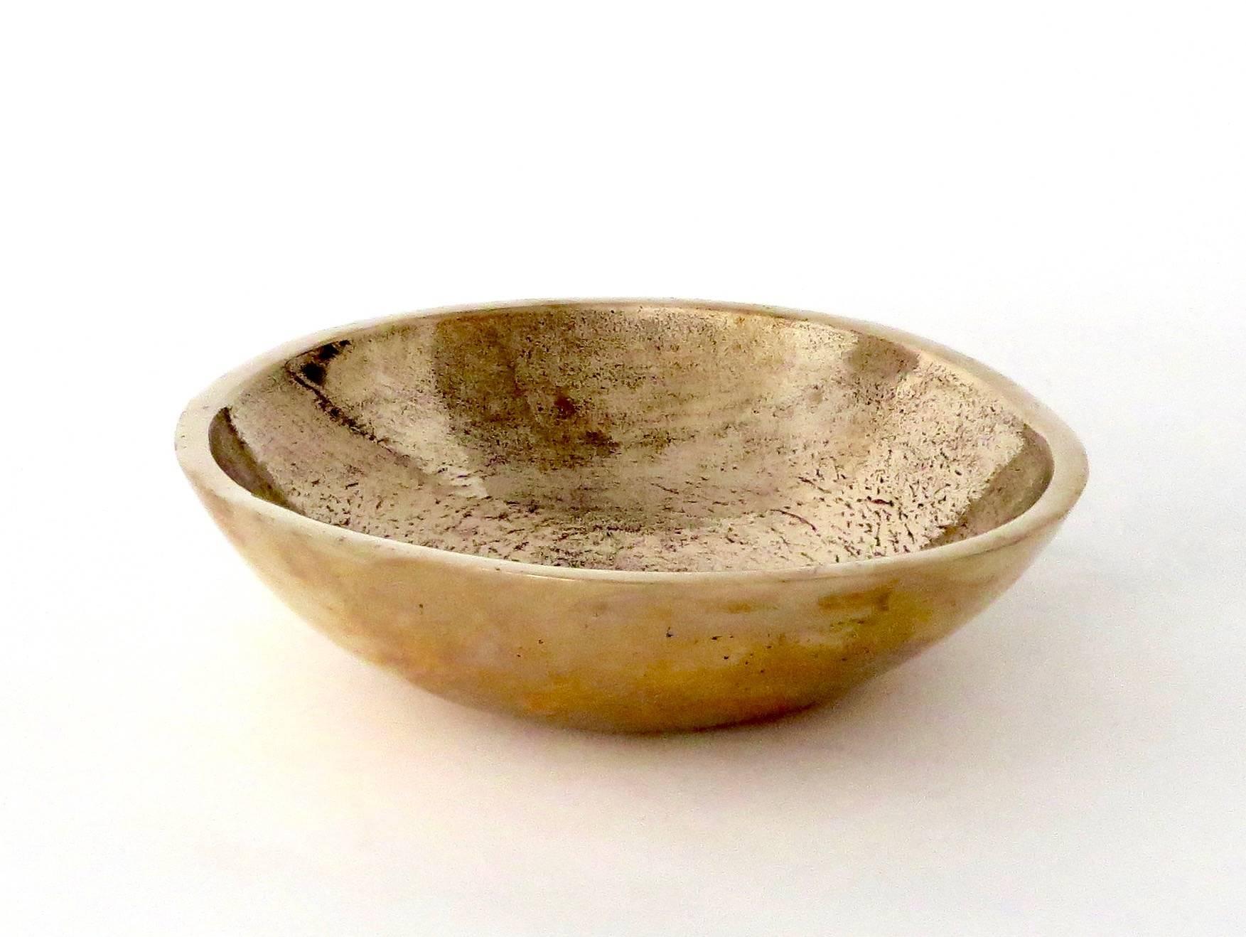 Contemporary Artist and Musician Elliot Bergman Bronze Bowl In Excellent Condition In Chicago, IL