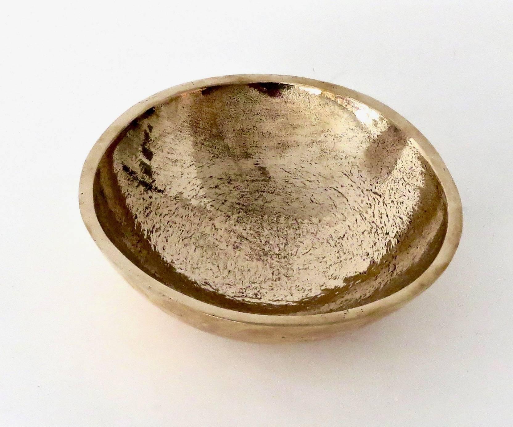 Minimalist Contemporary Artist and Musician Elliot Bergman Bronze Bowl