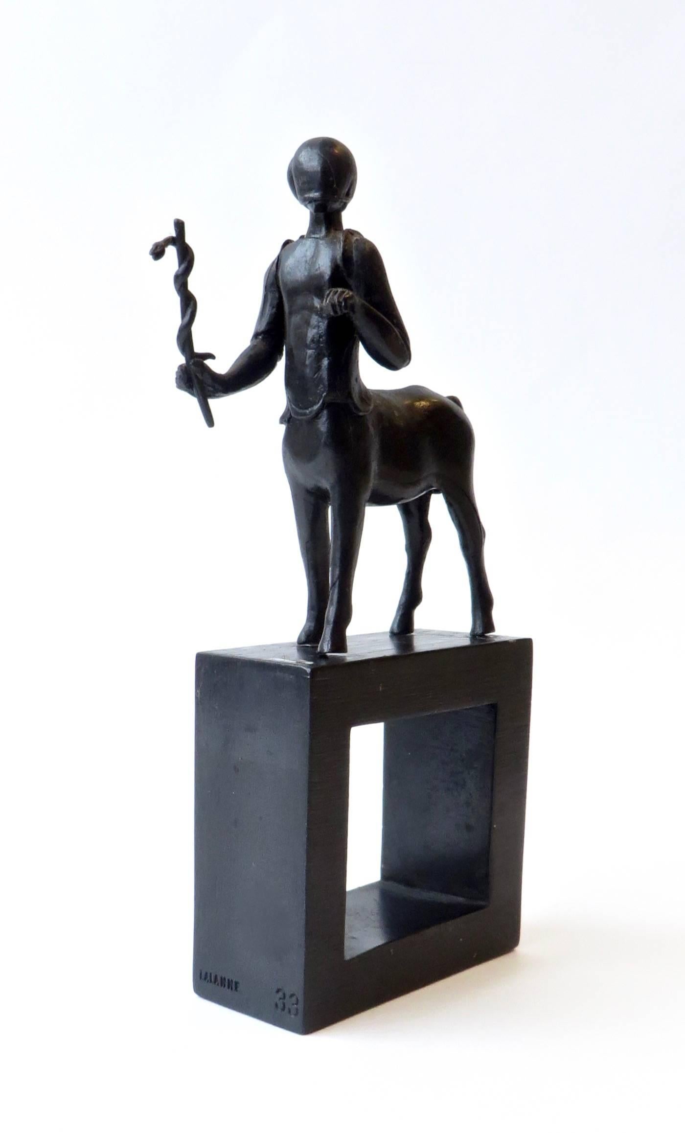 Late 20th Century Francois-Xavier Lalanne Petit Bronze Centaure Sculpture
