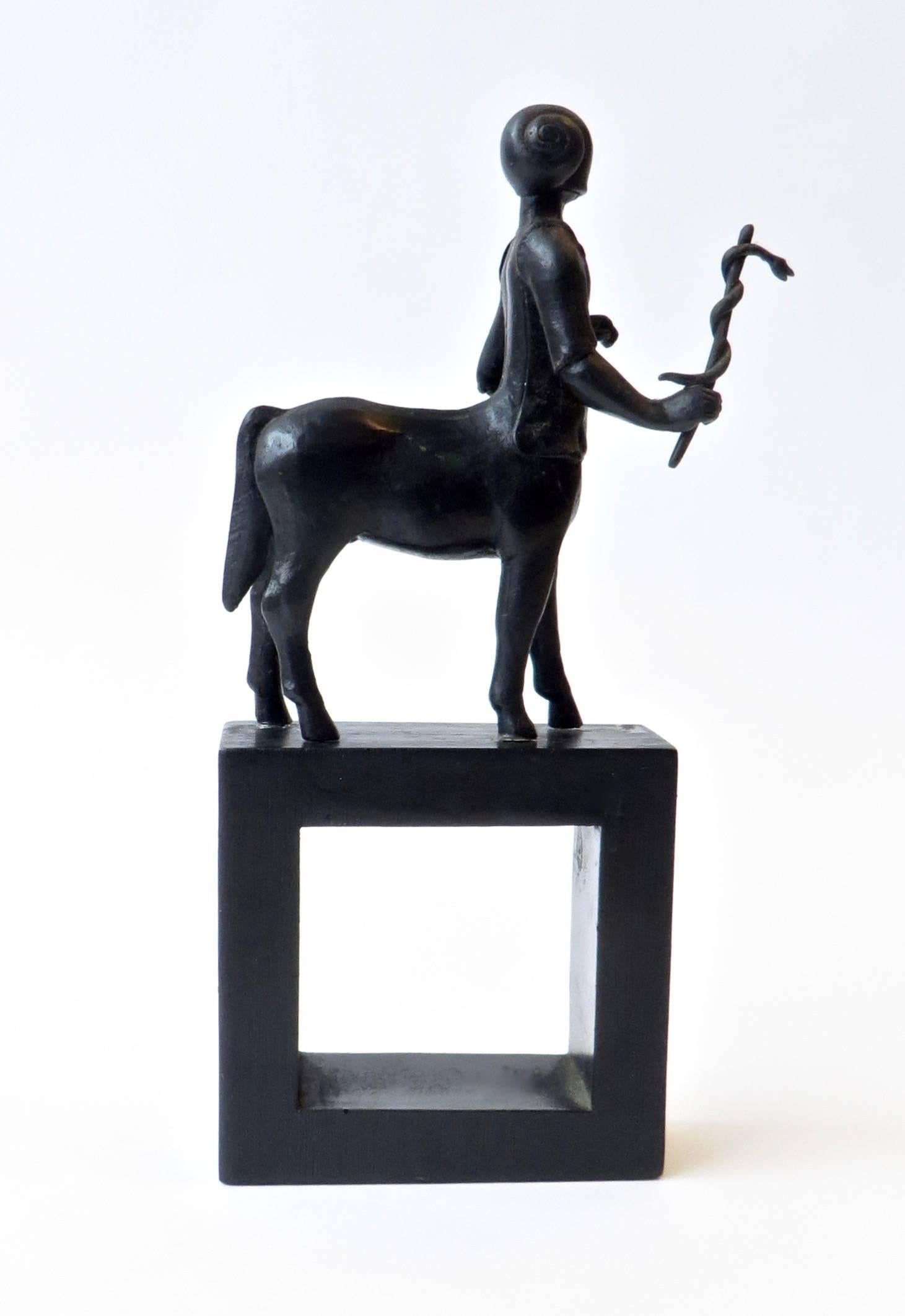 Francois-Xavier Lalanne Petit Bronze Centaure Sculpture In Excellent Condition In Chicago, IL