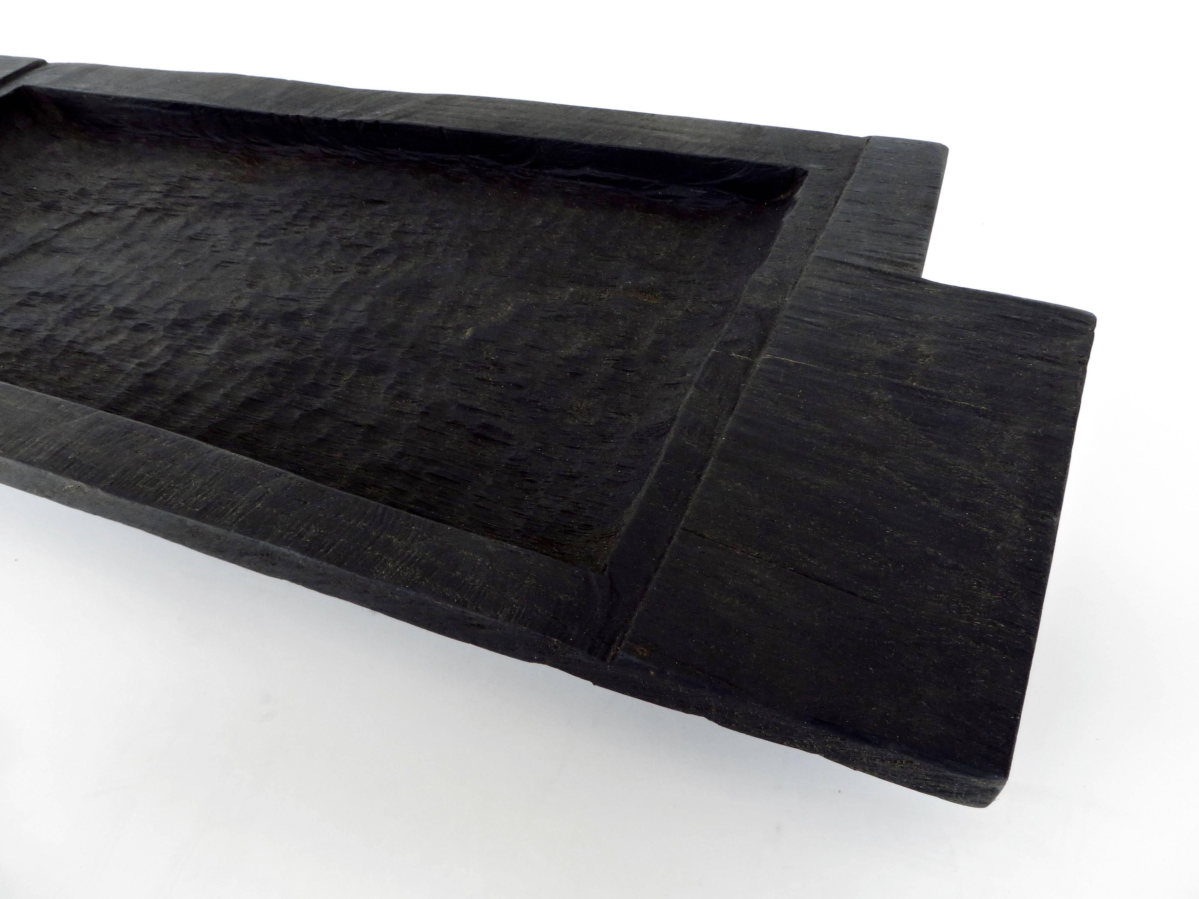 Carved Russian Oak Serving Tray by SOHA CONCEPT  2