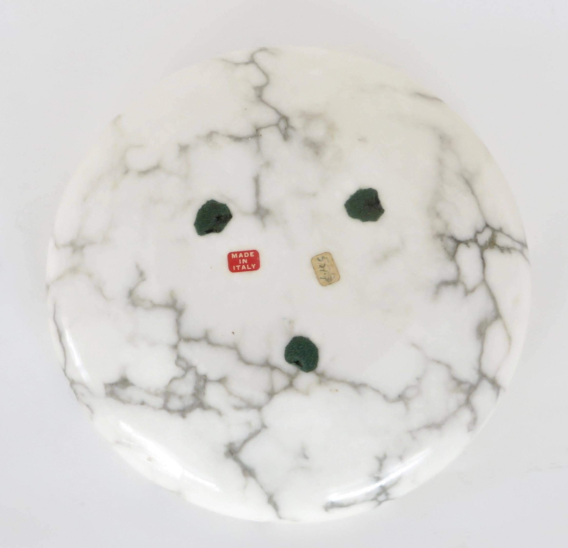 Italian Sculptural Carrara Marble Dish by Sergio Asti For Sale 1
