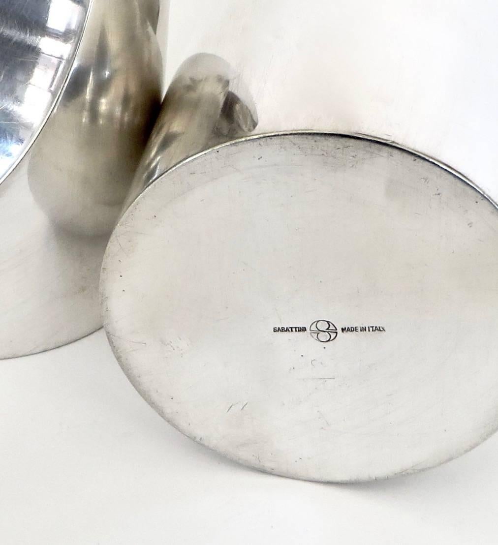 Italian Silver Plate Cocktail Shaker by Lino Sabattini 3