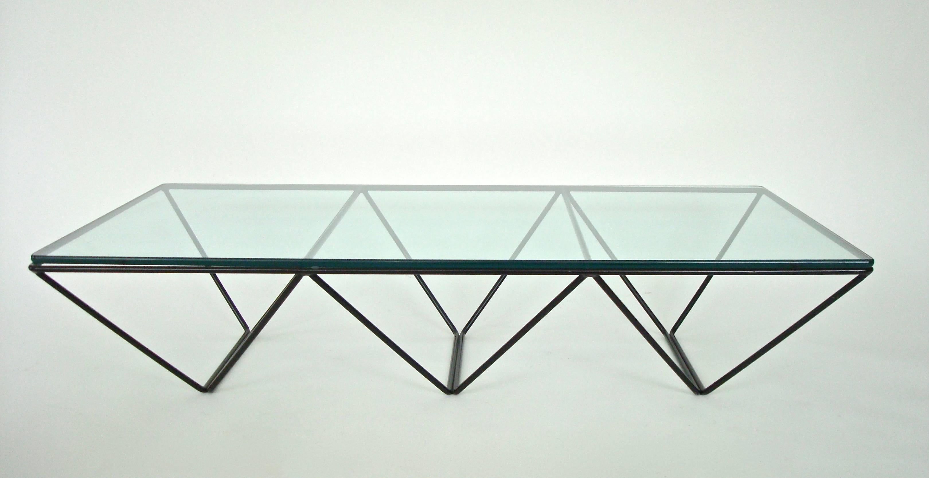 Mid-Century Modern Alanda Rectangular Coffee Table by Paolo Piva for B&B Italia, Italy, 1982