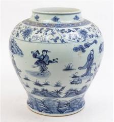 Large Collection Of Chinese Export Blue and White of Large Scale