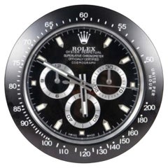 Rolex Oyster Perpetual Daytona Black Wall Clock. Great As A Collection. We Have