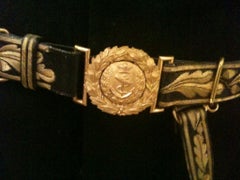 British Royal Officers Uniform, Great Color And Patination. Great Shadow Box.