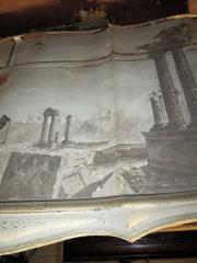 Italian Trompe L 'Oeil Sideboard In The Style Of Fornasette.