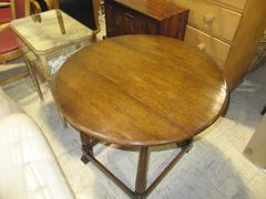 Handsome English Handcrafted Oak Tavern Table