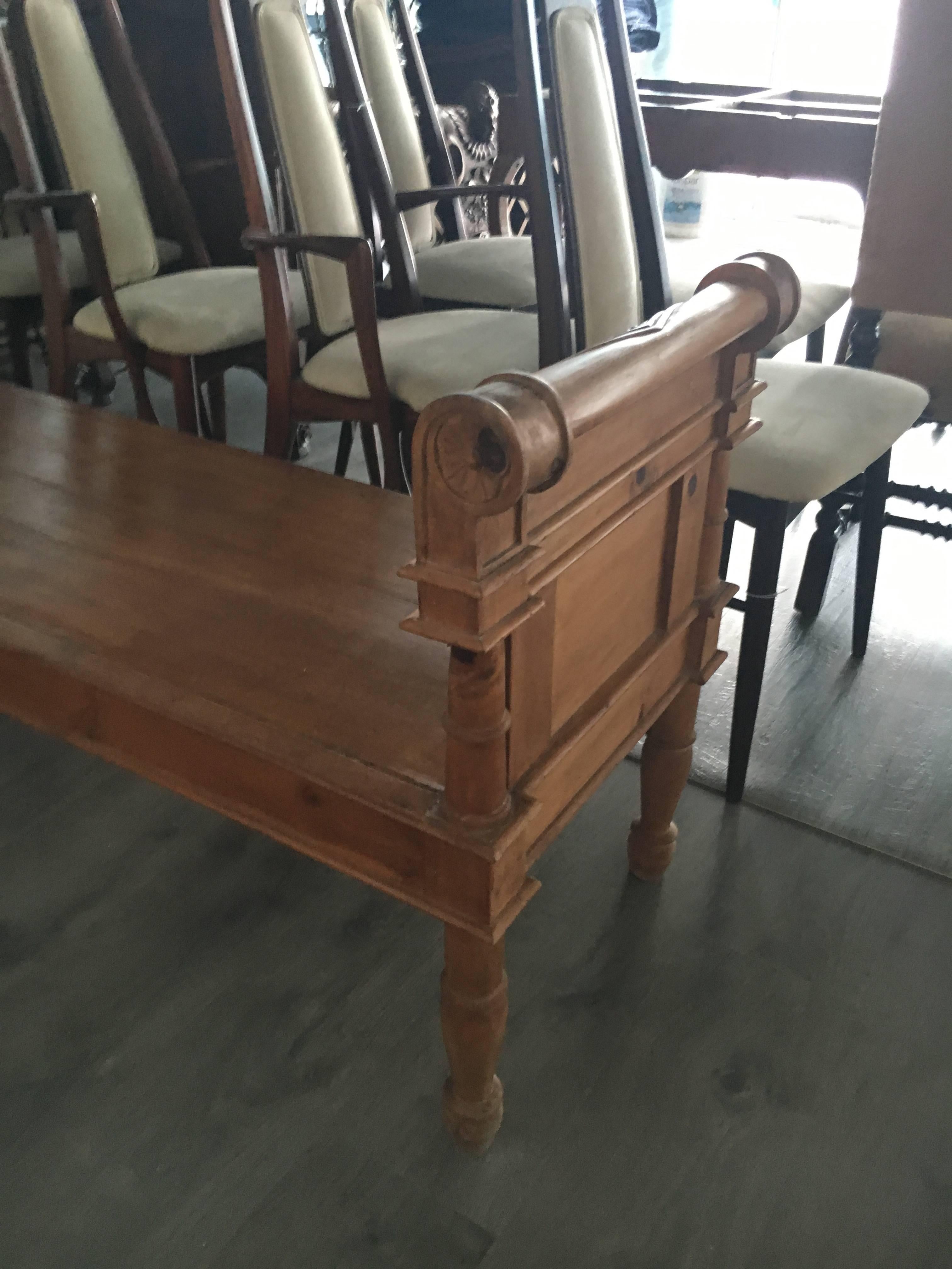 panca piedi del letto