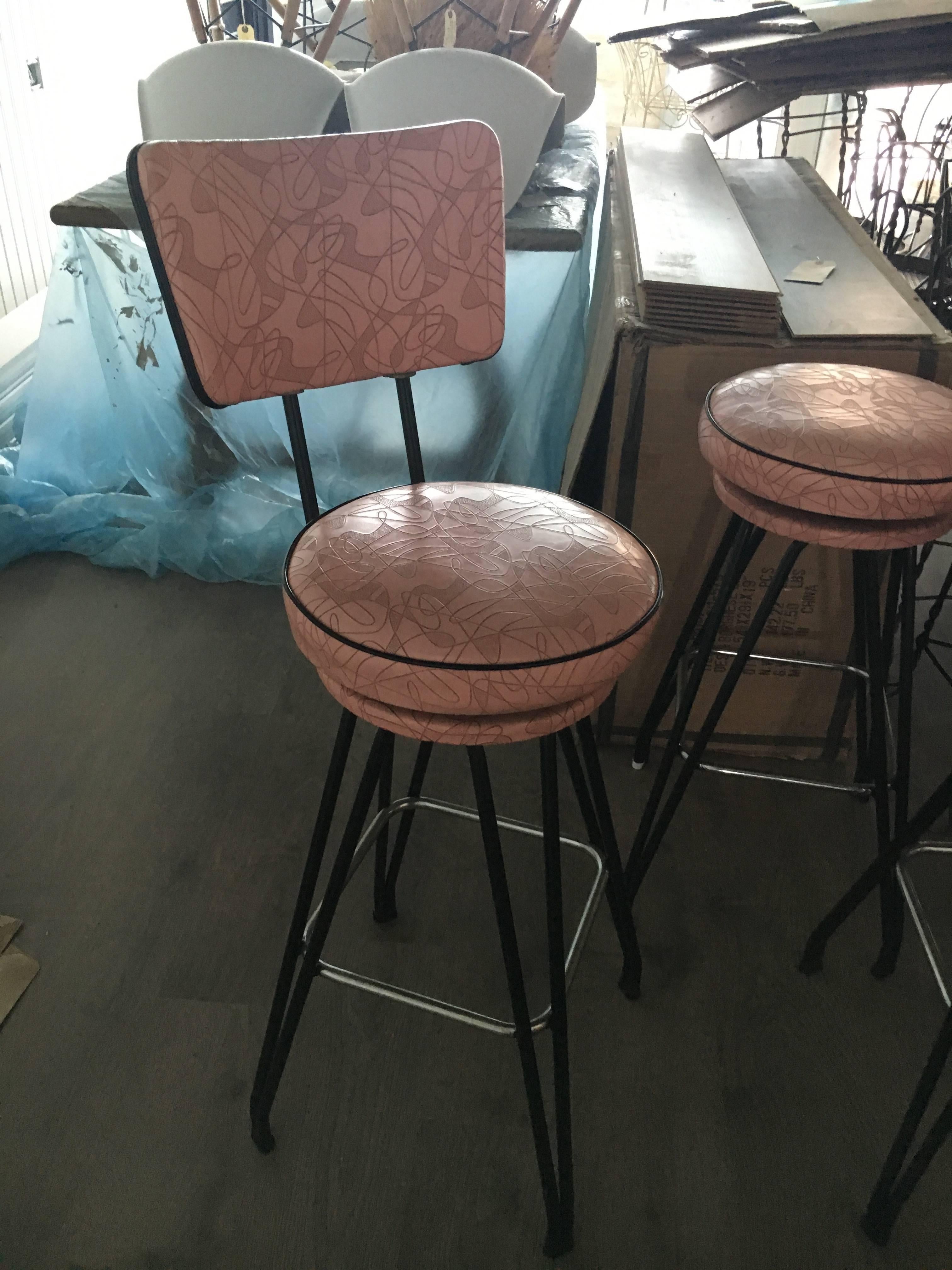 vintage mid century bar stools