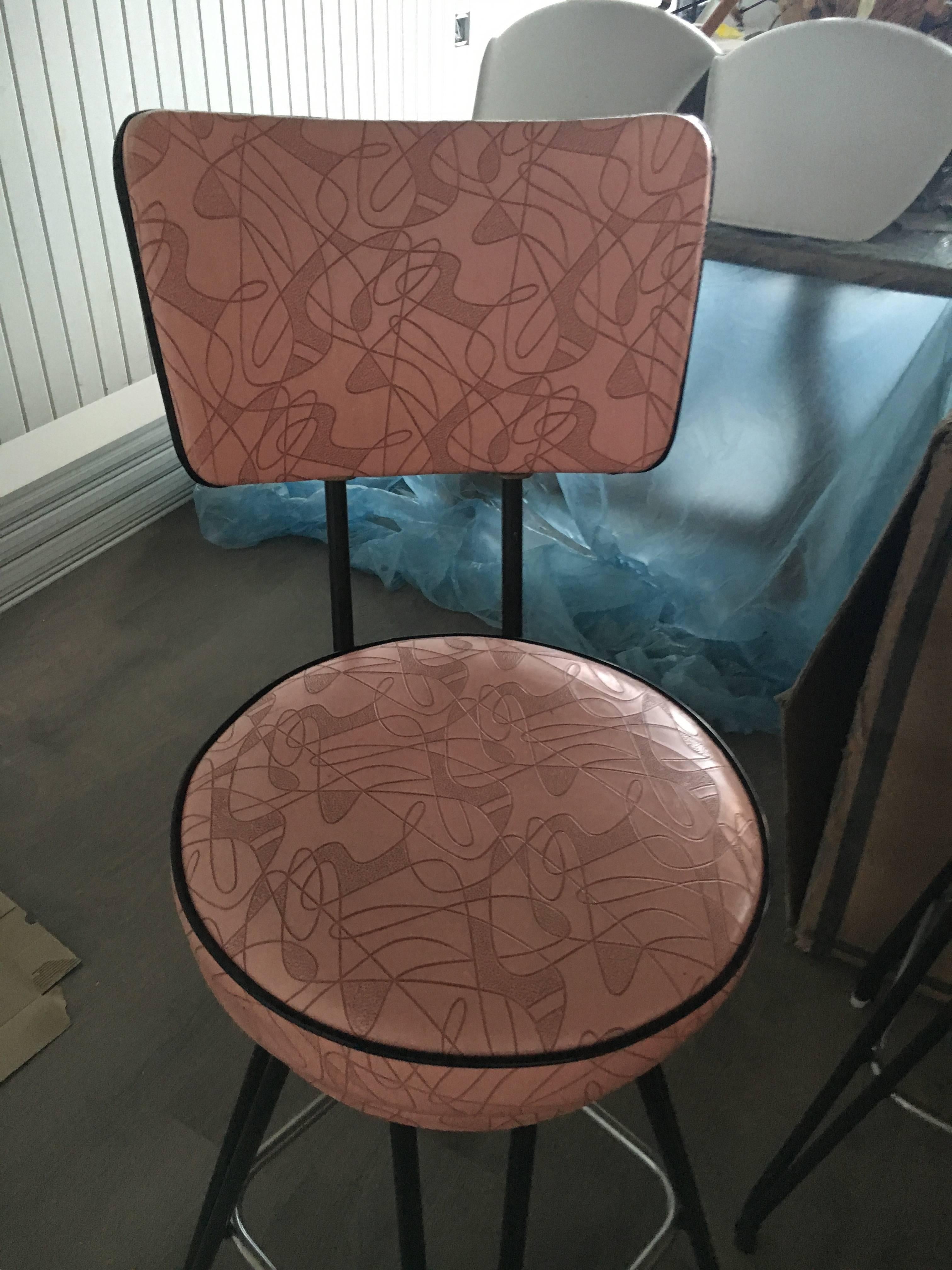 mid century counter stools