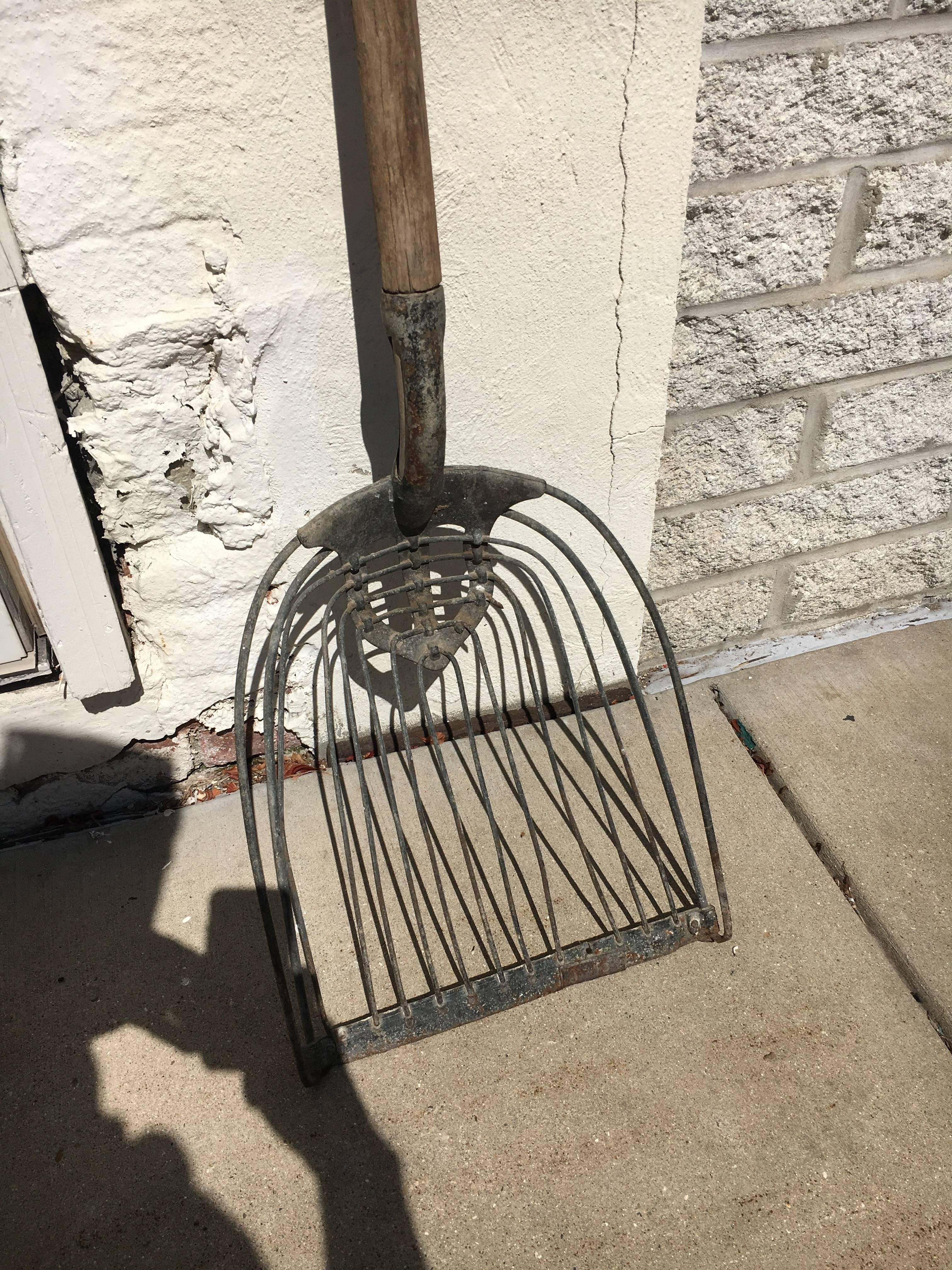 Primitive Early Collection of Amish Farm Tools, Great Use for Wall Sculpture or Accents