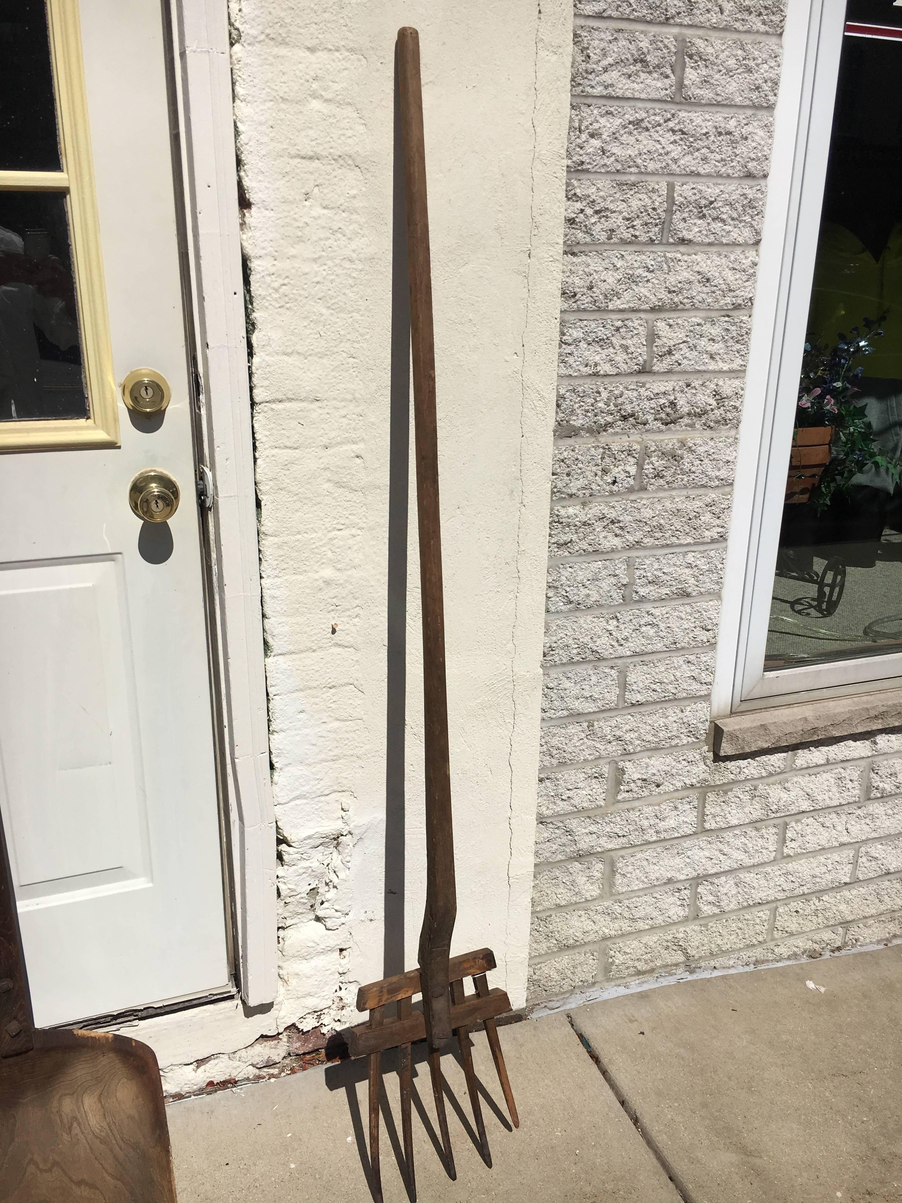 American Early Collection of Amish Farm Tools, Great Use for Wall Sculpture or Accents