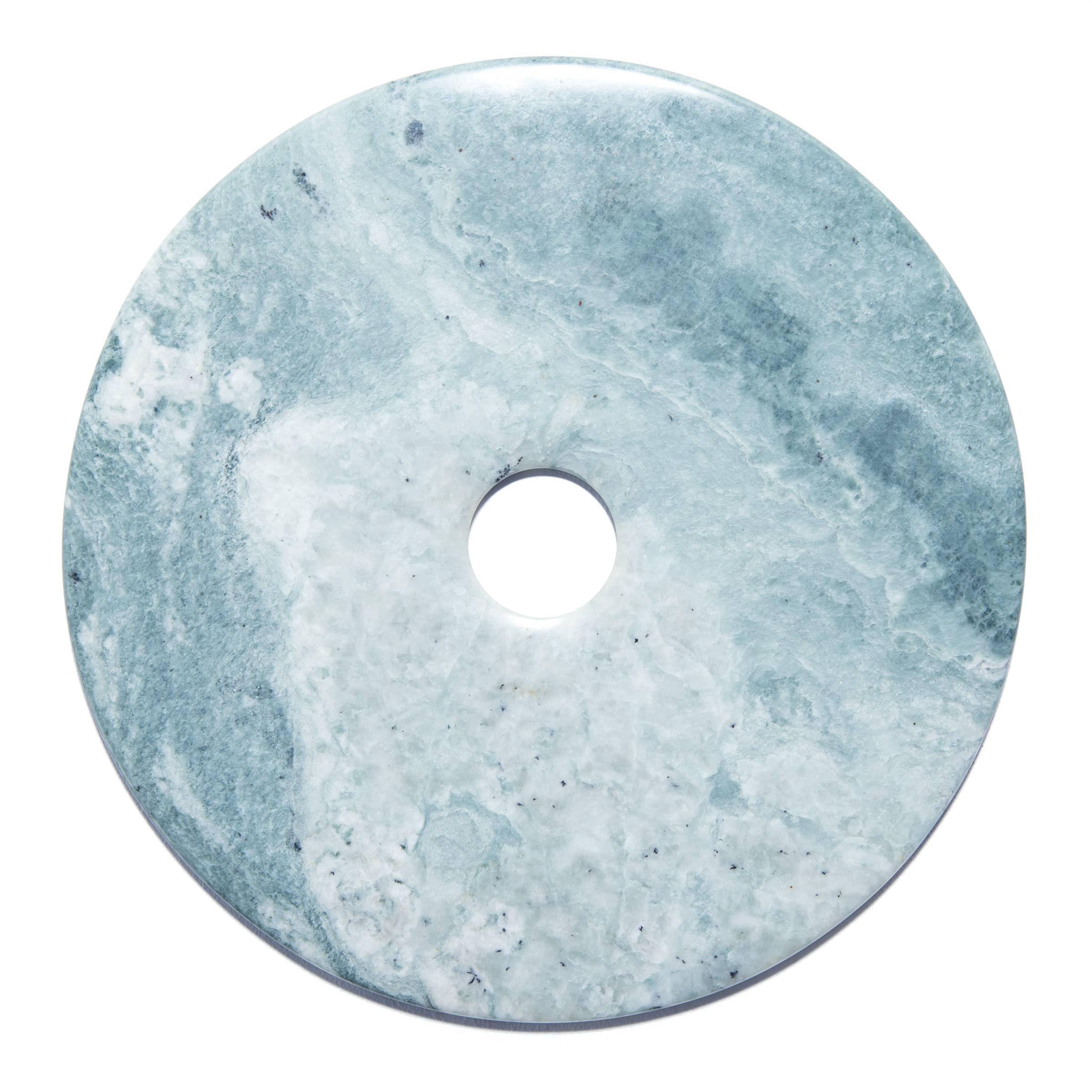 Connoisseurs have cherished jades, like this one, for thousands of years, attracted by their rich heritage, beauty, and rarity. Celadon stones were among the most sought after, Chinese artisans tried to duplicate this natural color in their green