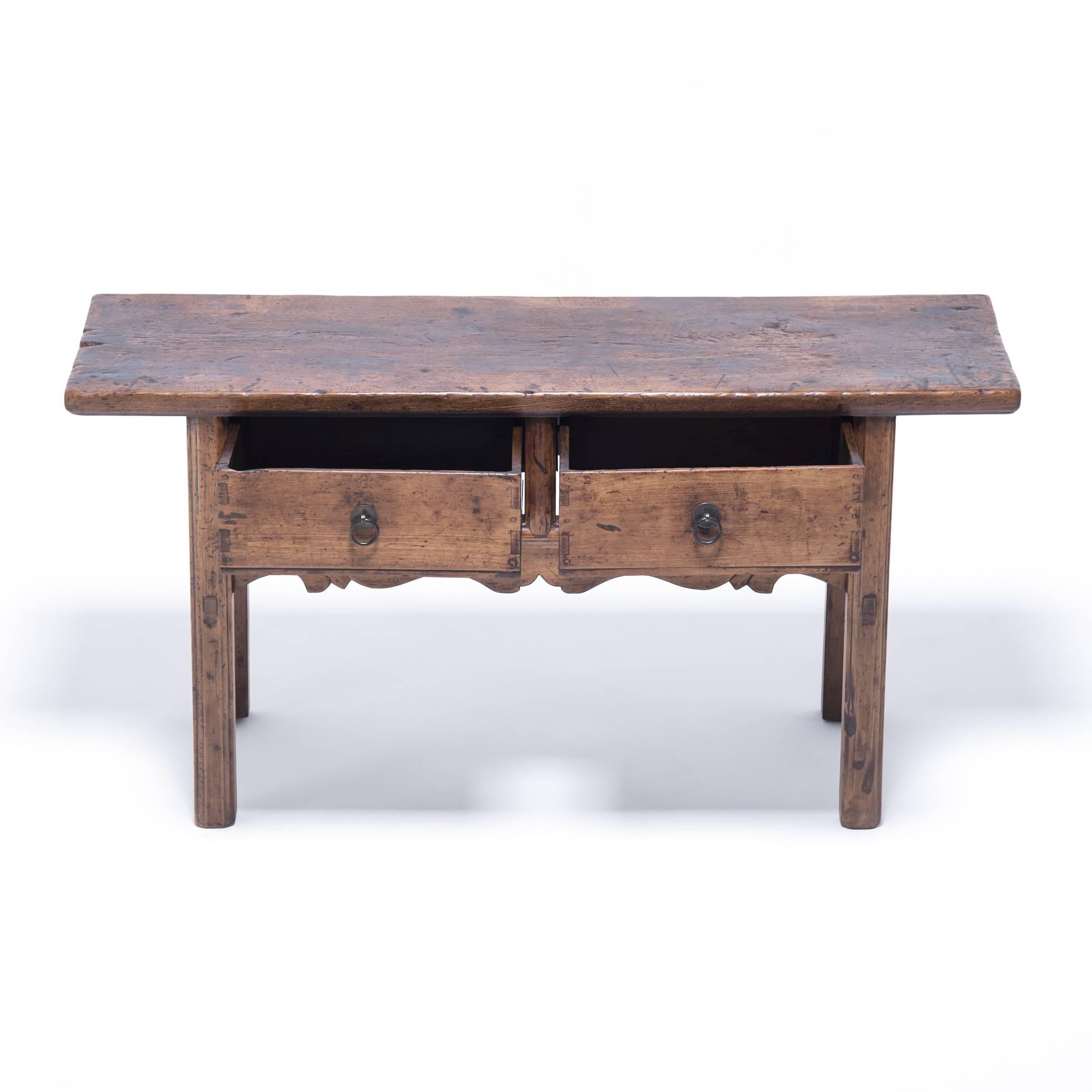 Chinese Two-Drawer Provincial Table