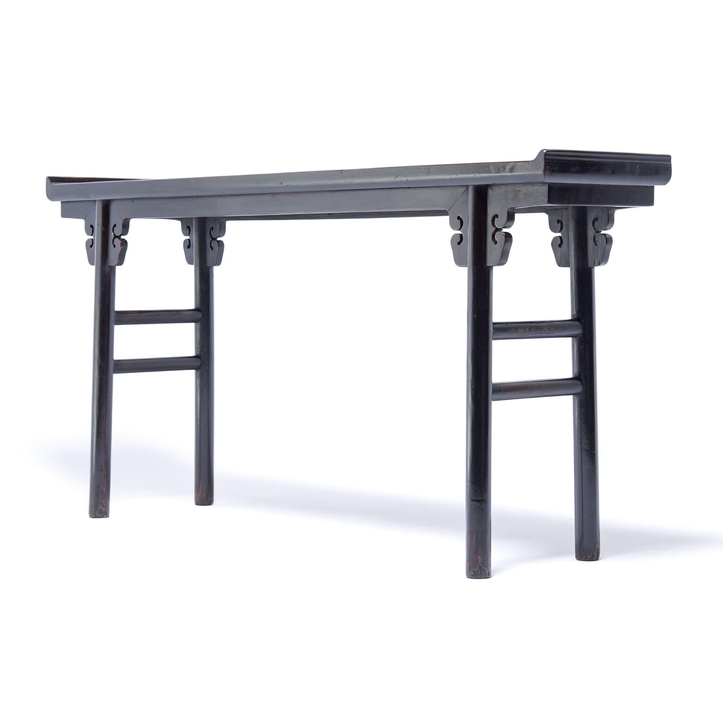 Lacquered Recessed Leg Altar Table