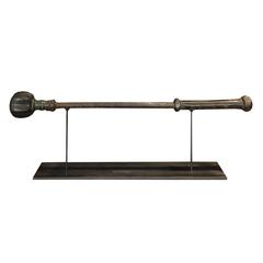 Antique Ceremonial Mallet on Stand
