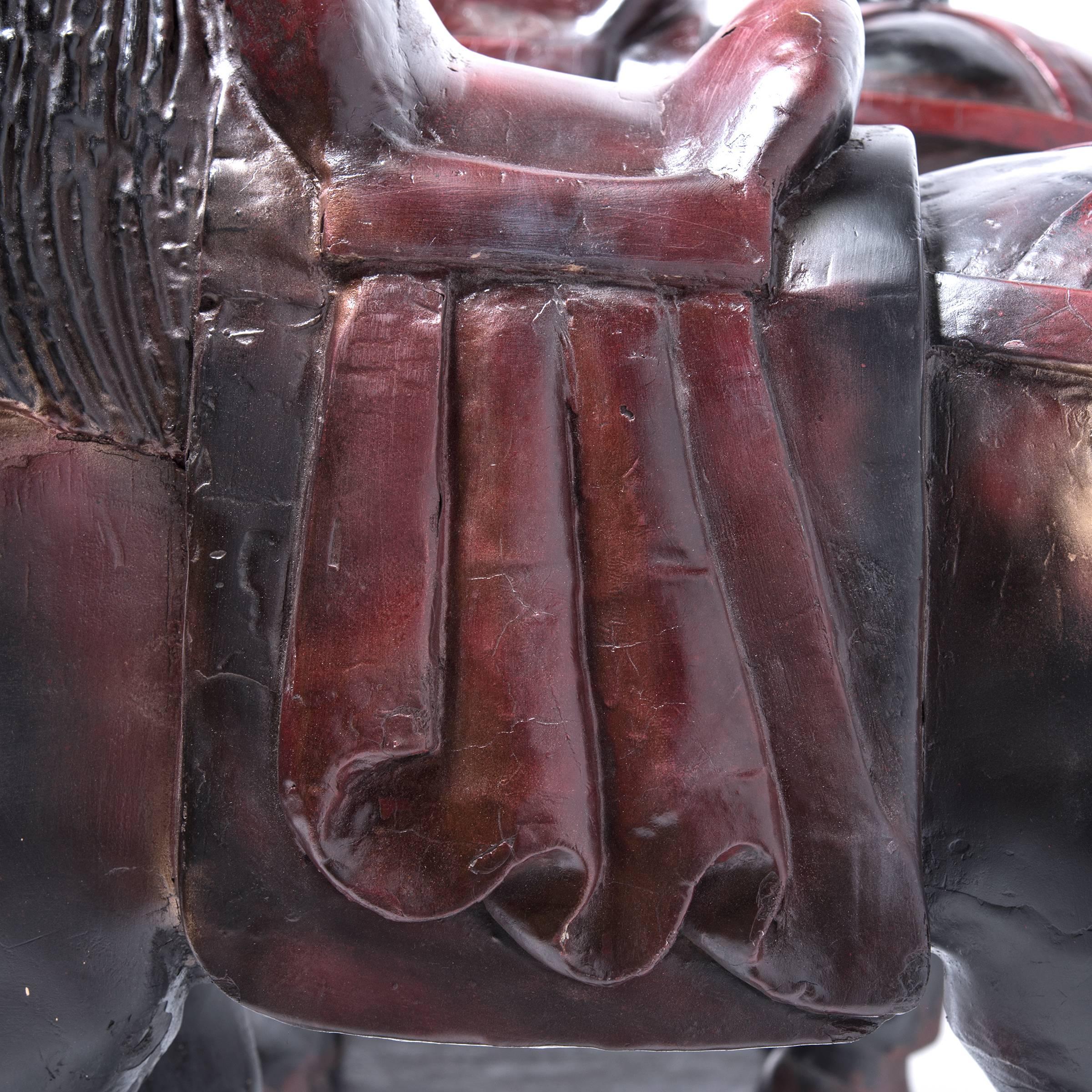 Pair of Lacquer Horses 1