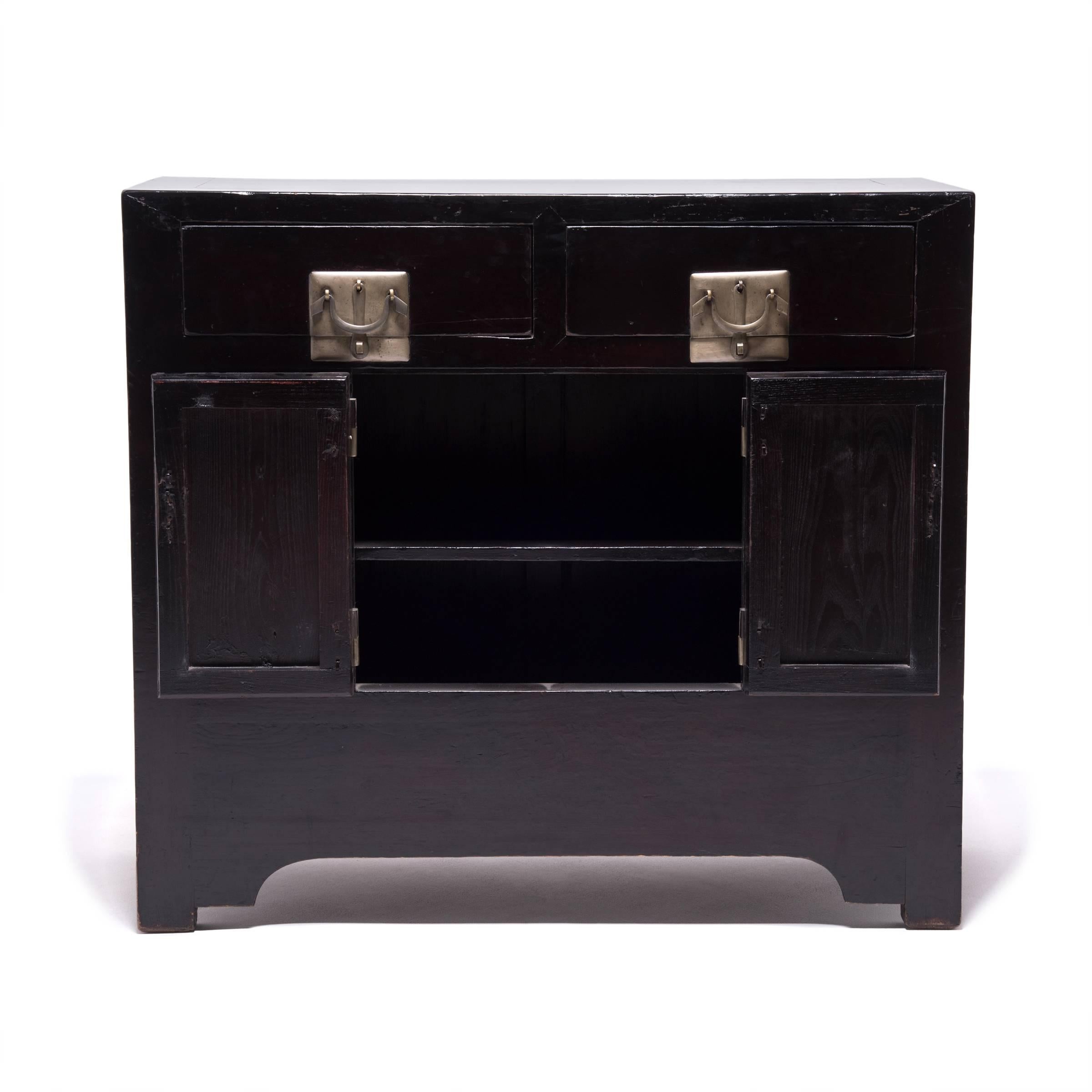 Chinese Two-Drawer Two-Door Cushion Front Chest