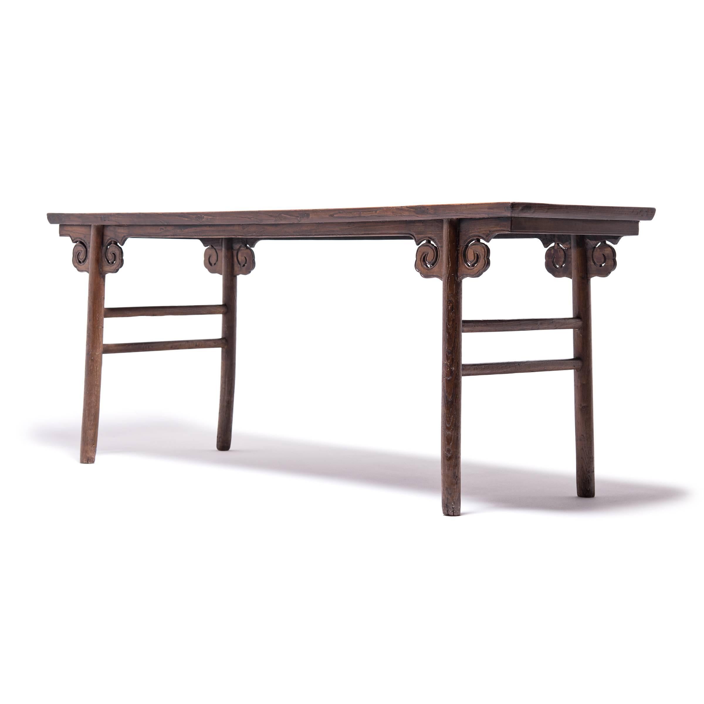 Elm 19th Century Chinese Reading Table