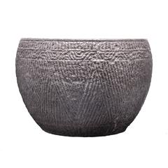 Monumental Incised Stone Jar