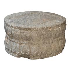 18th Century Chinese Lotus Column Base 6