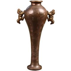 19th Century Bronze Meiping Vase